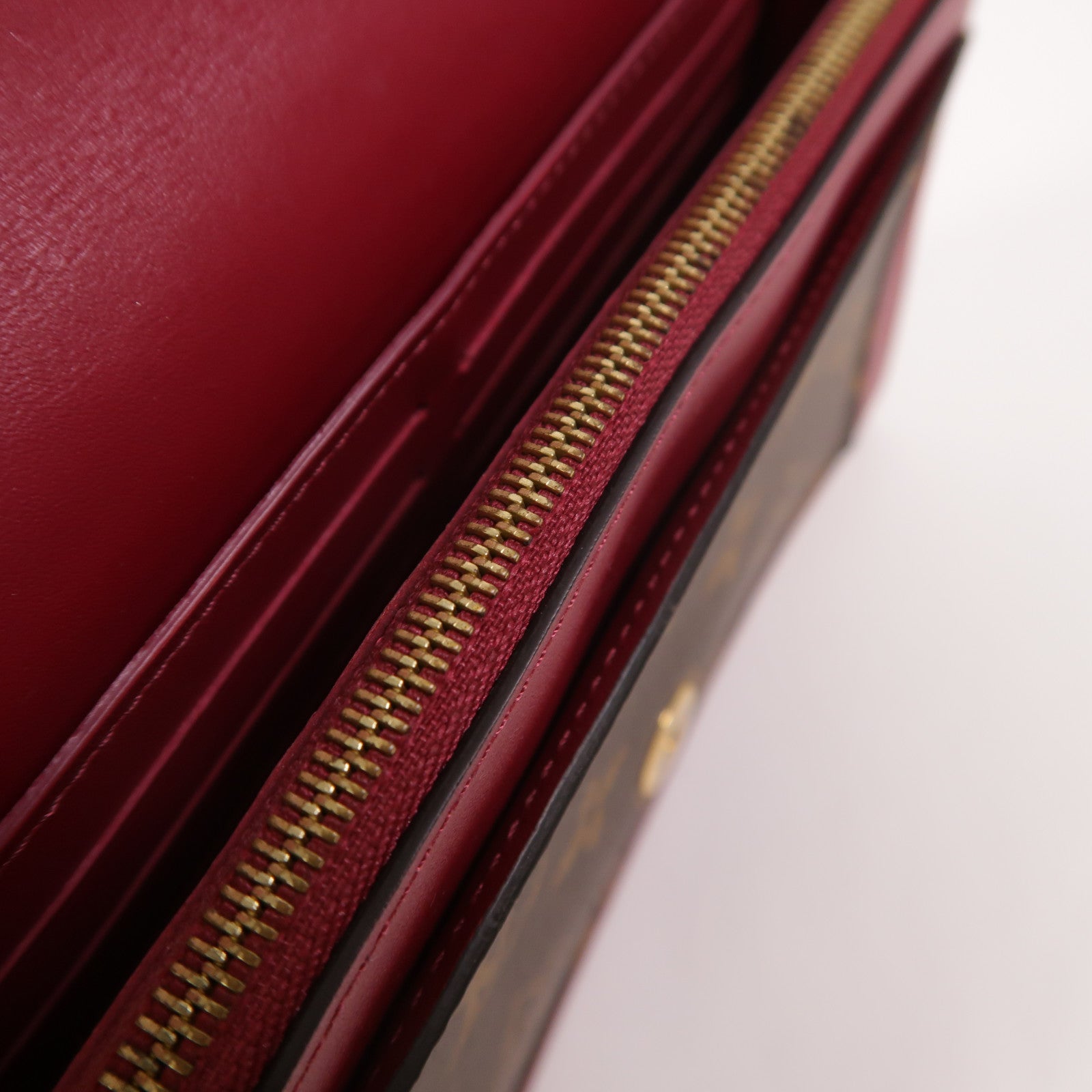 LOUIS VUITTON Monogram Portefeuille Flore鏈帶肩背袋