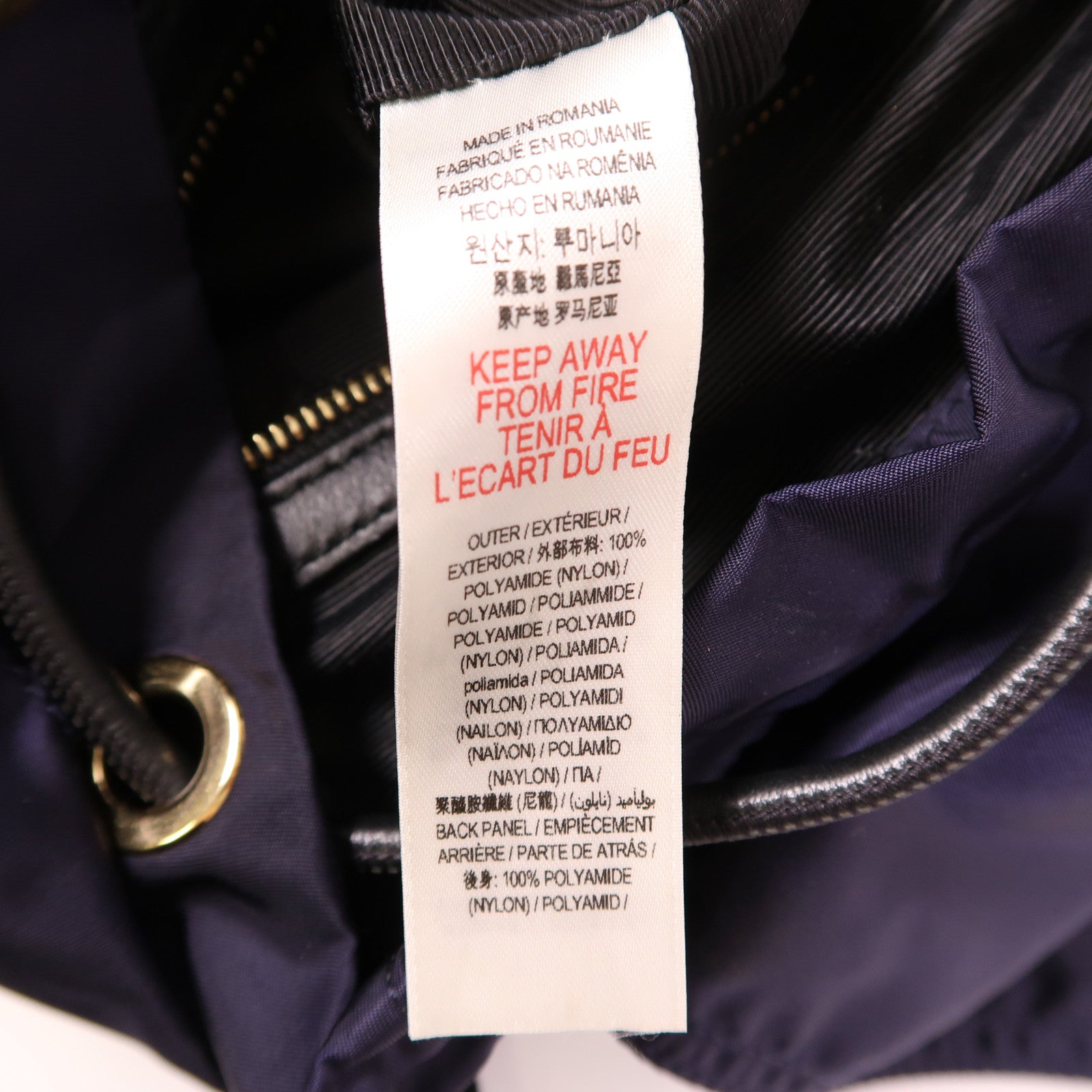 BURBERRY 尼龍Backpack金扣背包