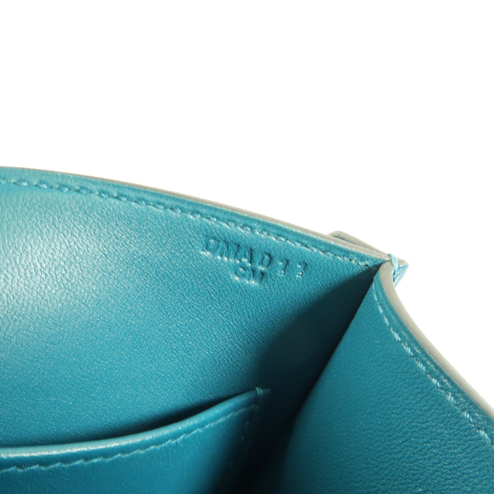 HERMES Epsom皮革Verrou 23肩背袋Vert Bosphore
