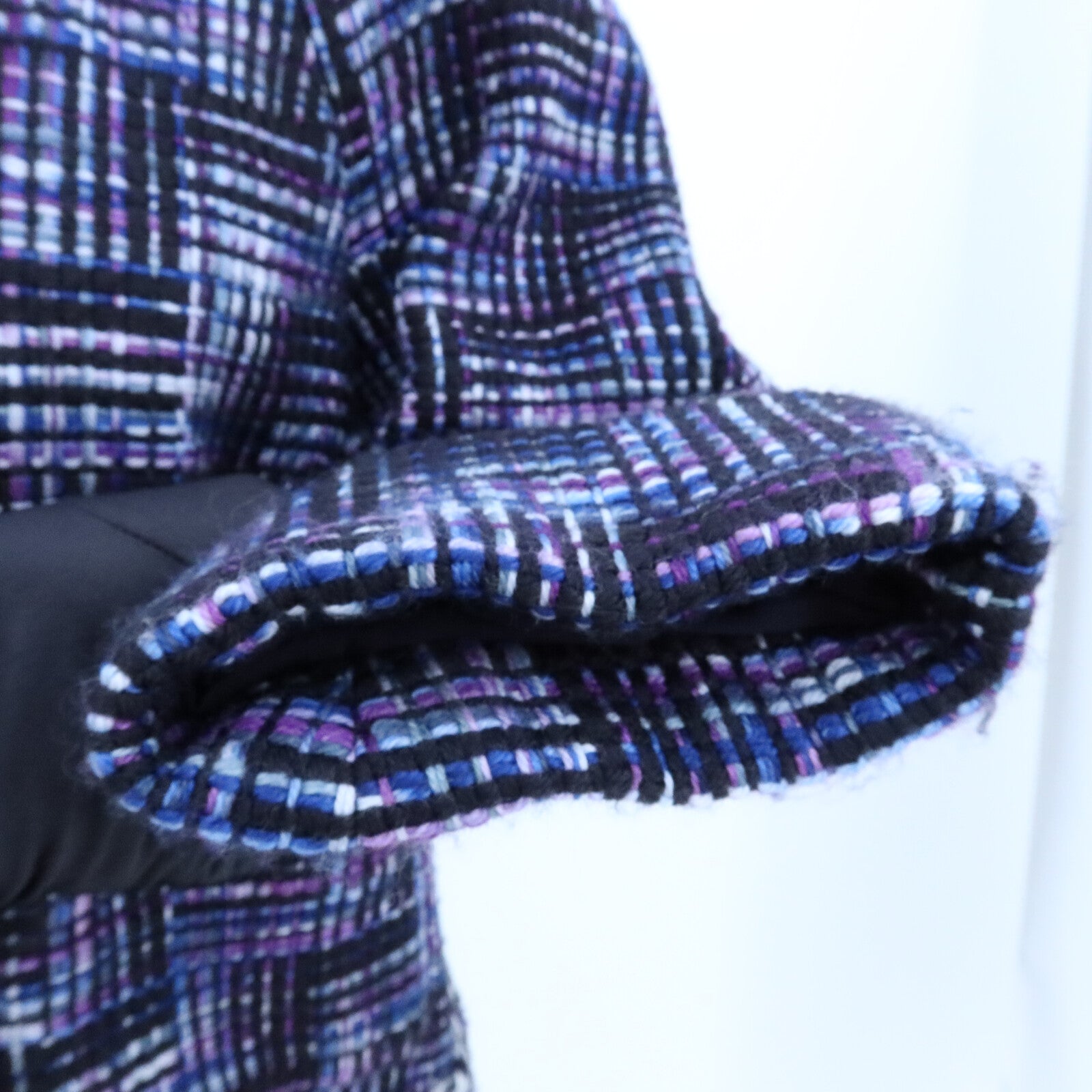 CHANEL Wool/Polyamide Tweed Collarless Jacket外套