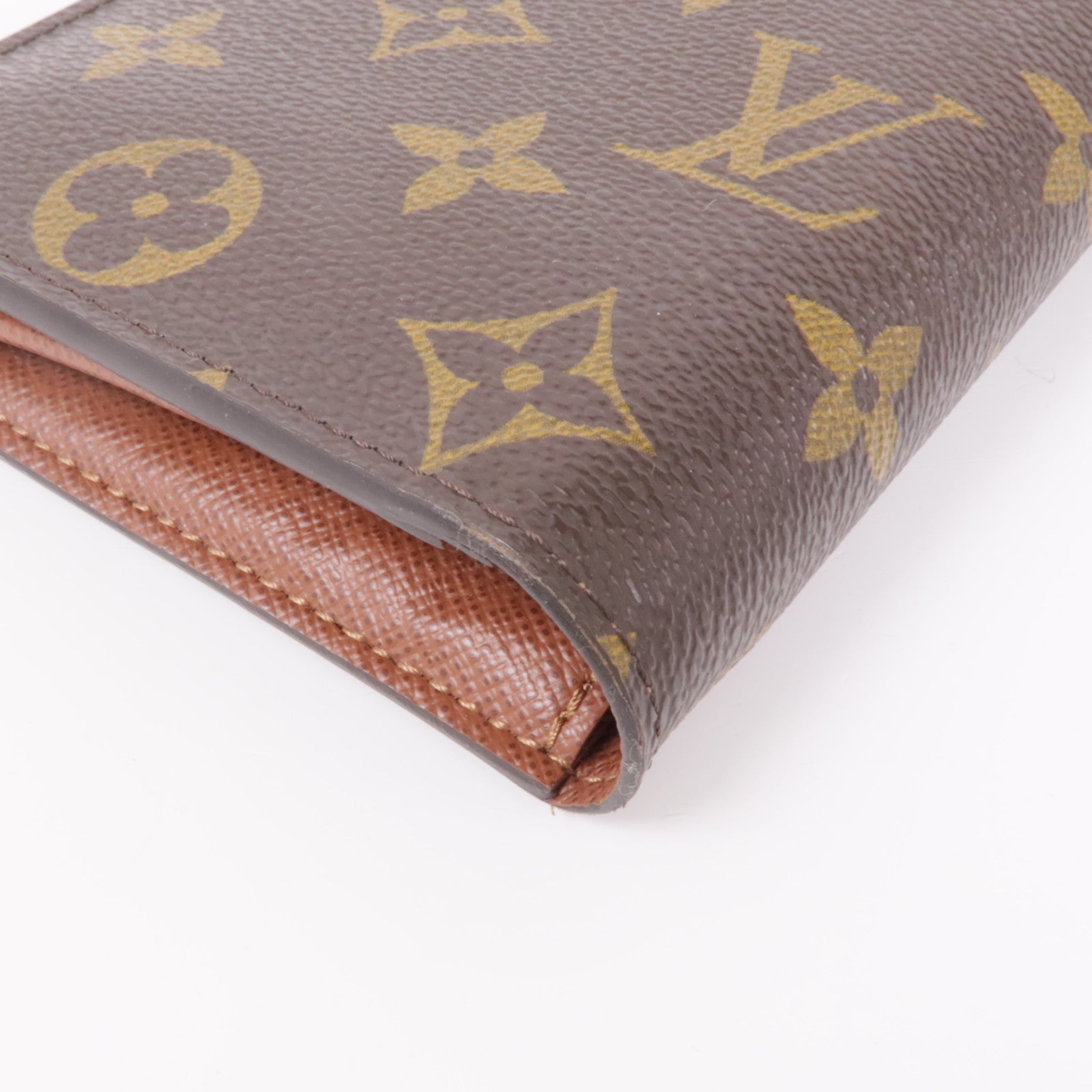 LOUIS VUITTON Monogram Brazza Wallet金扣長錢包
