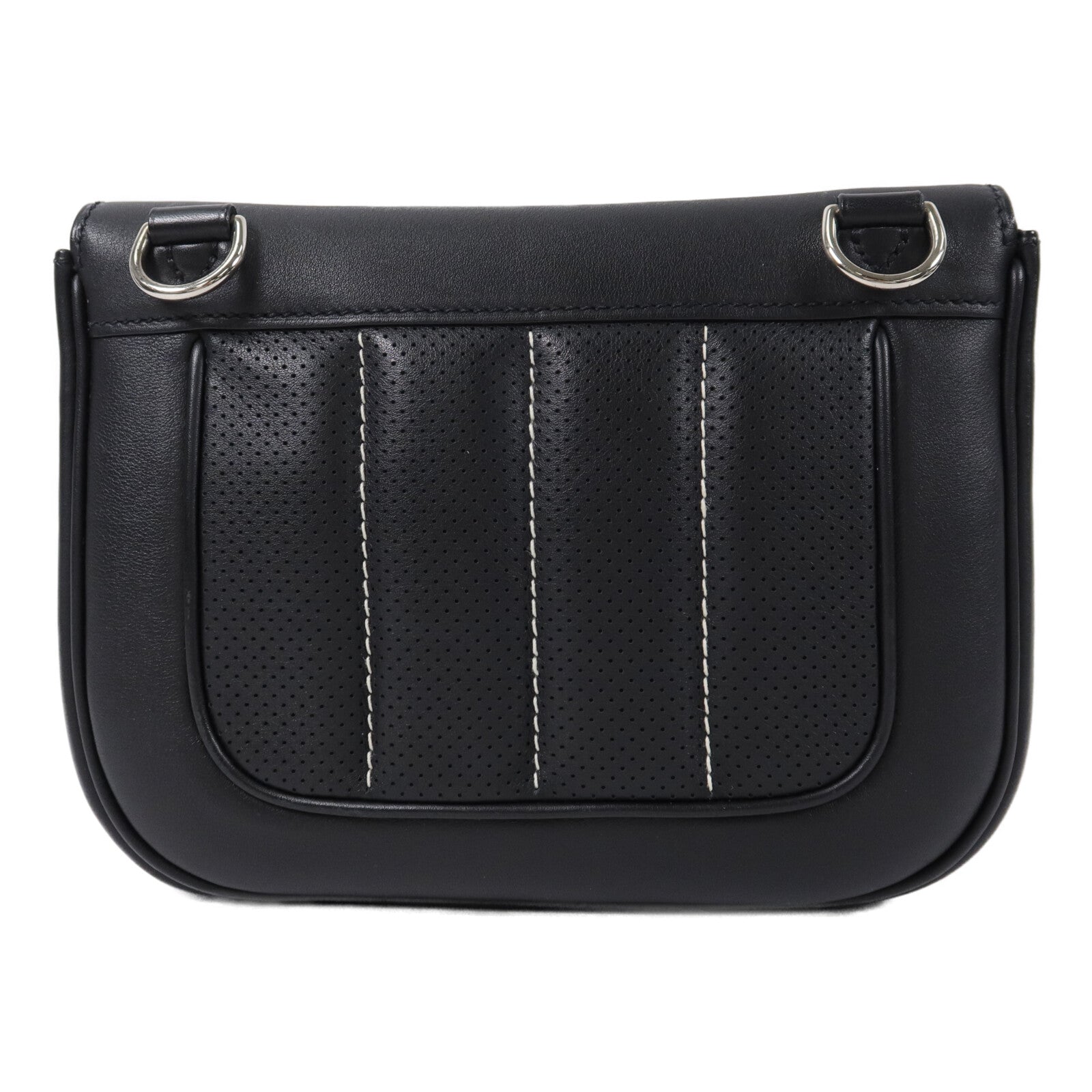 HERMES Swift皮革Berline Mini肩背袋Noir