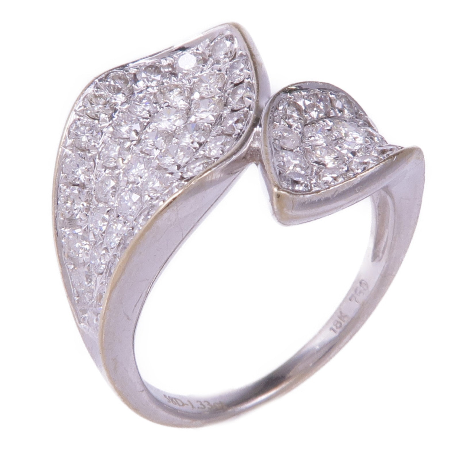 JEWELRY 【激減優惠】18K白金Diamond Ring鑽石戒指US#7.25