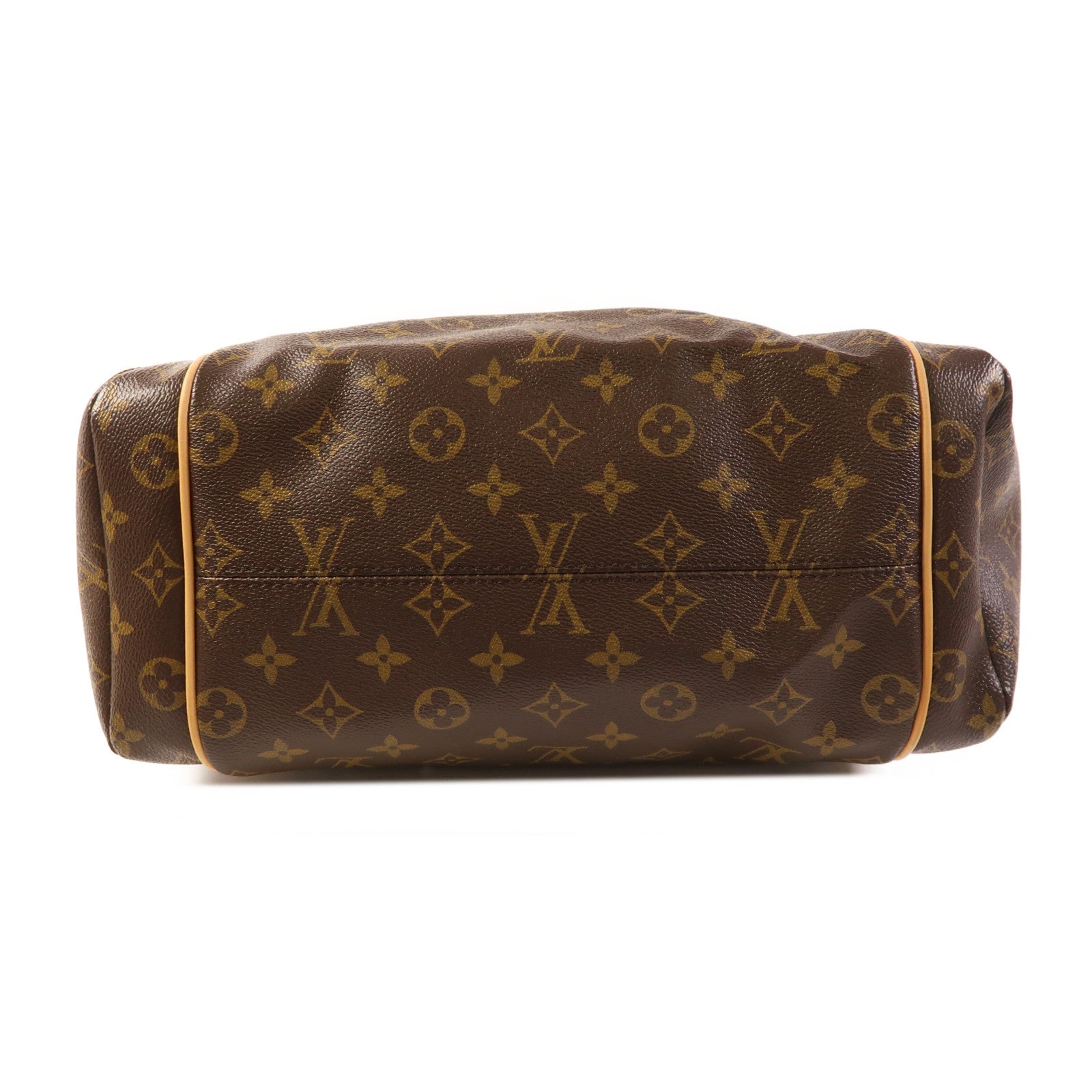 LOUIS VUITTON Monogram Totally MM金扣肩背袋棕色
