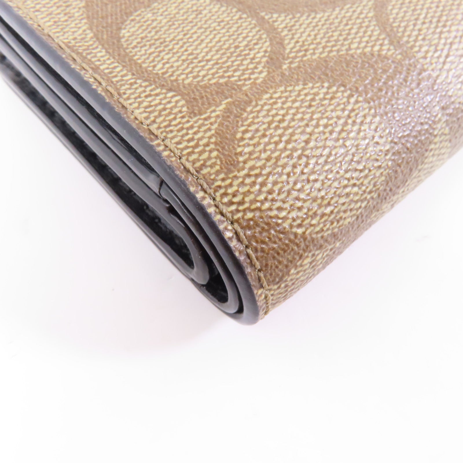 COACH 塗層帆布Wallet金扣錢包啡色