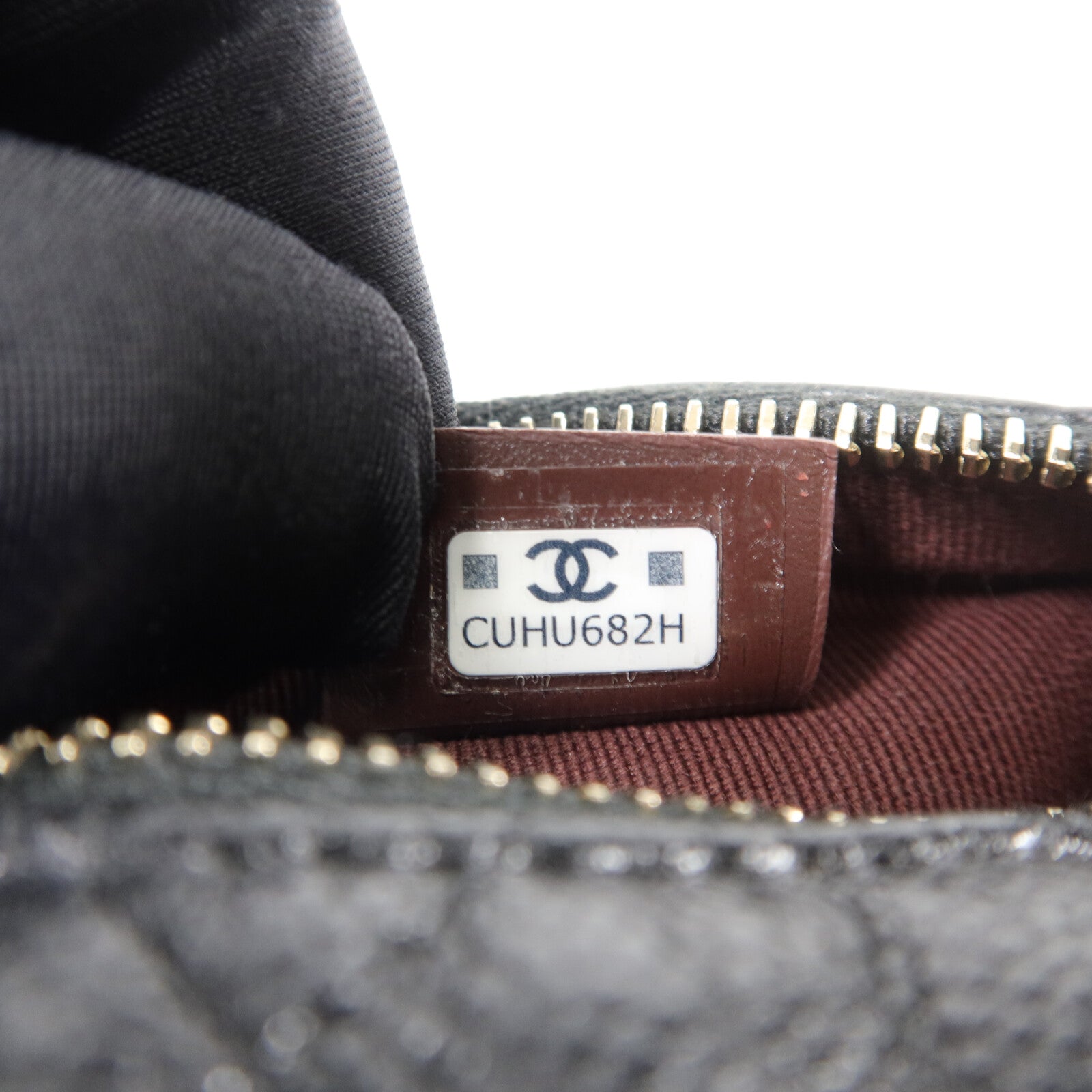 CHANEL 牛皮皮革Mini Hobo鏈帶手挽肩背兩用袋