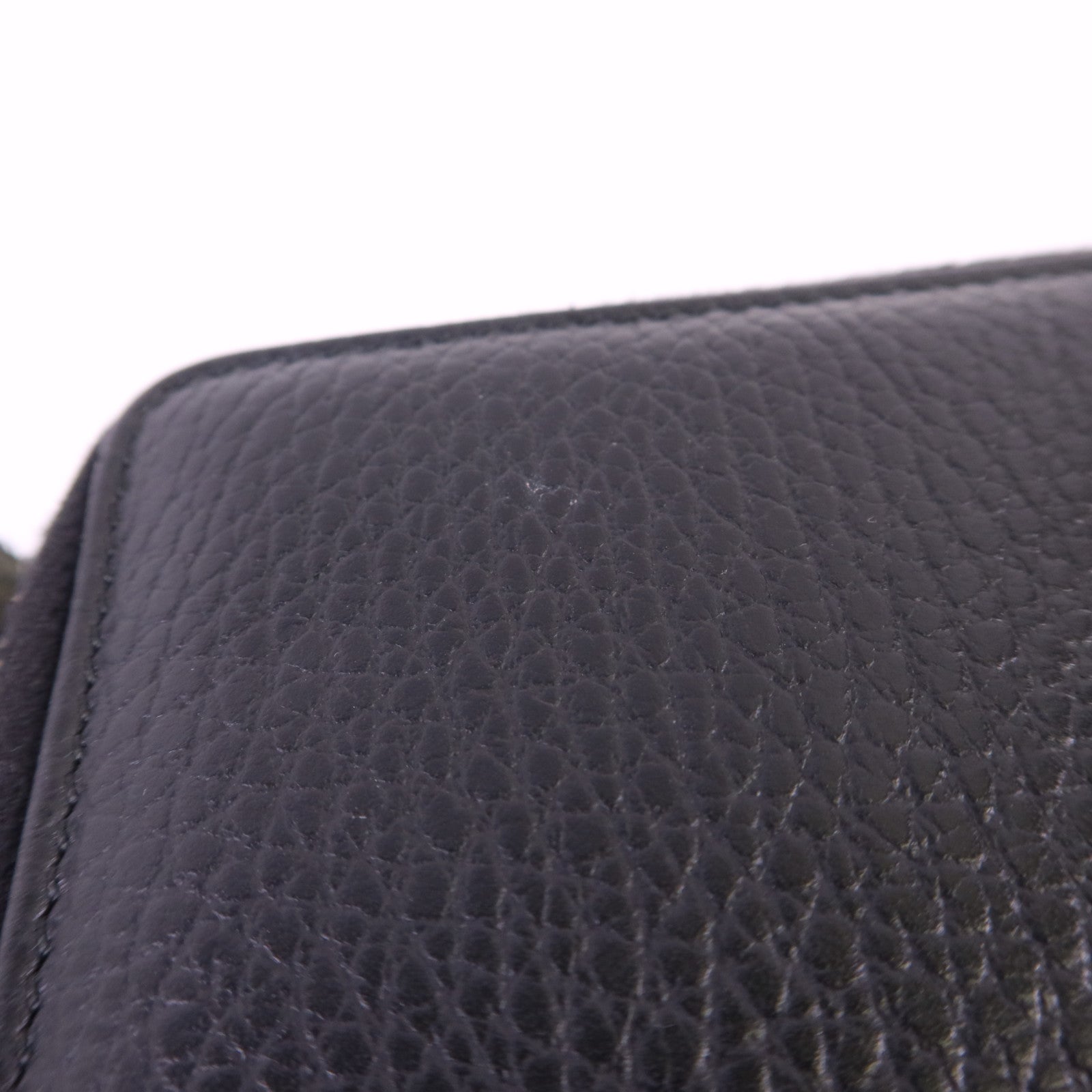 GUCCI 牛皮皮革Round Wallet金扣錢包