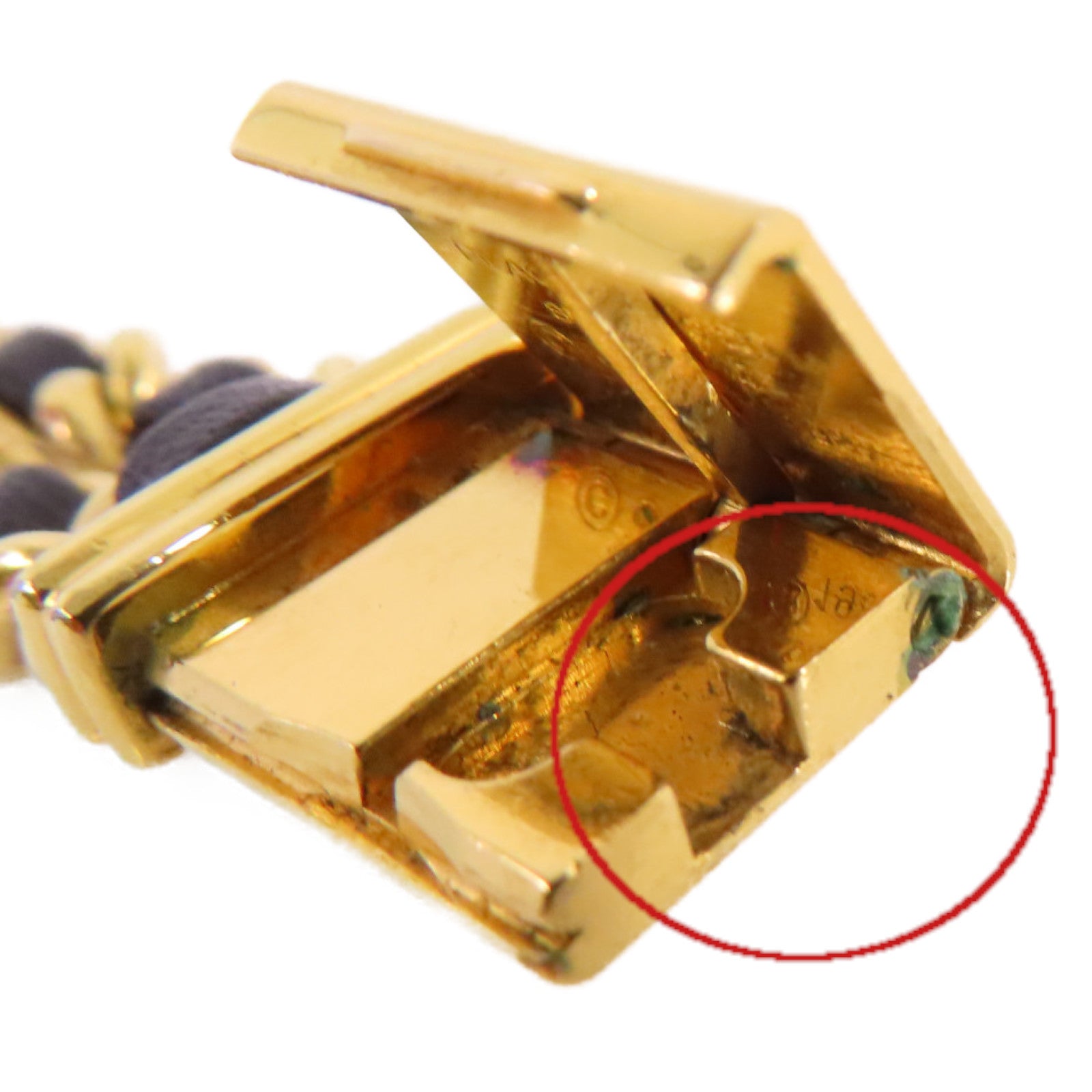 CHANEL Premiere L Watch/不鏽鋼/鍍金/皮帶金扣石英機芯手錶黑色/金色