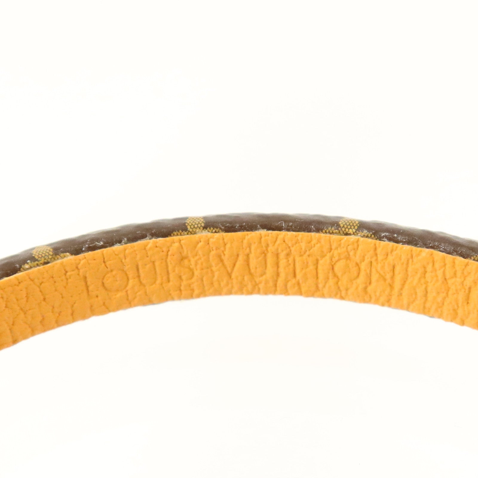 LOUIS VUITTON Monogram/金屬Tribute Bracelet金扣手鏈
