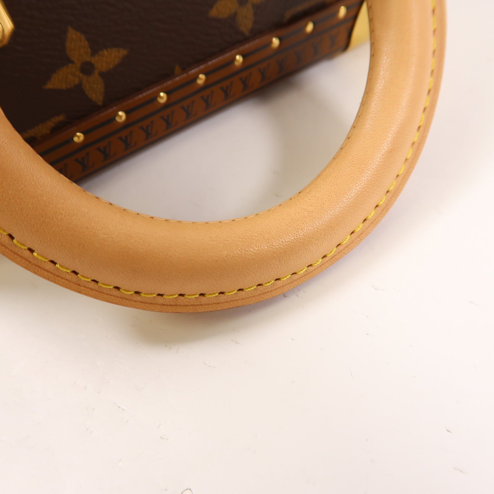 LOUIS VUITTON Monogram Camera Box金扣手挽肩背兩用袋