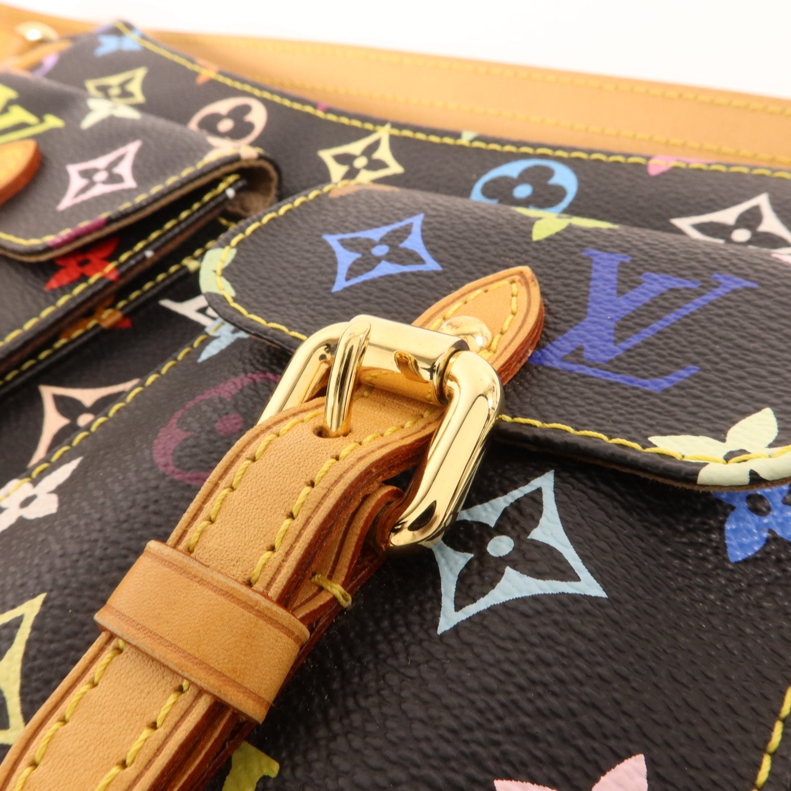 LOUIS VUITTON Monogram Multicolore Lodge PM金扣肩背袋