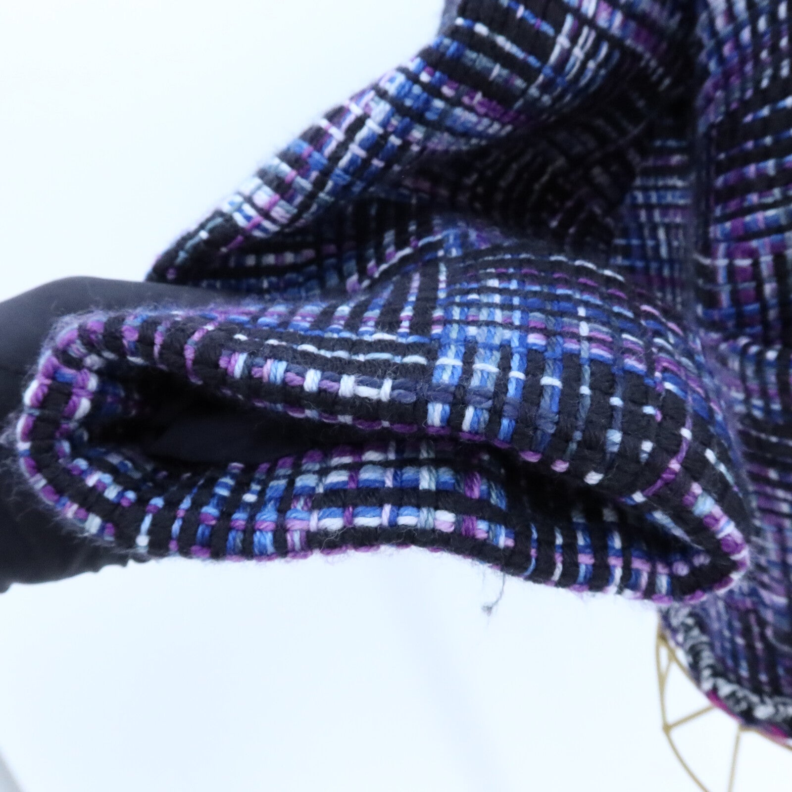 CHANEL Wool/Polyamide Tweed Collarless Jacket外套