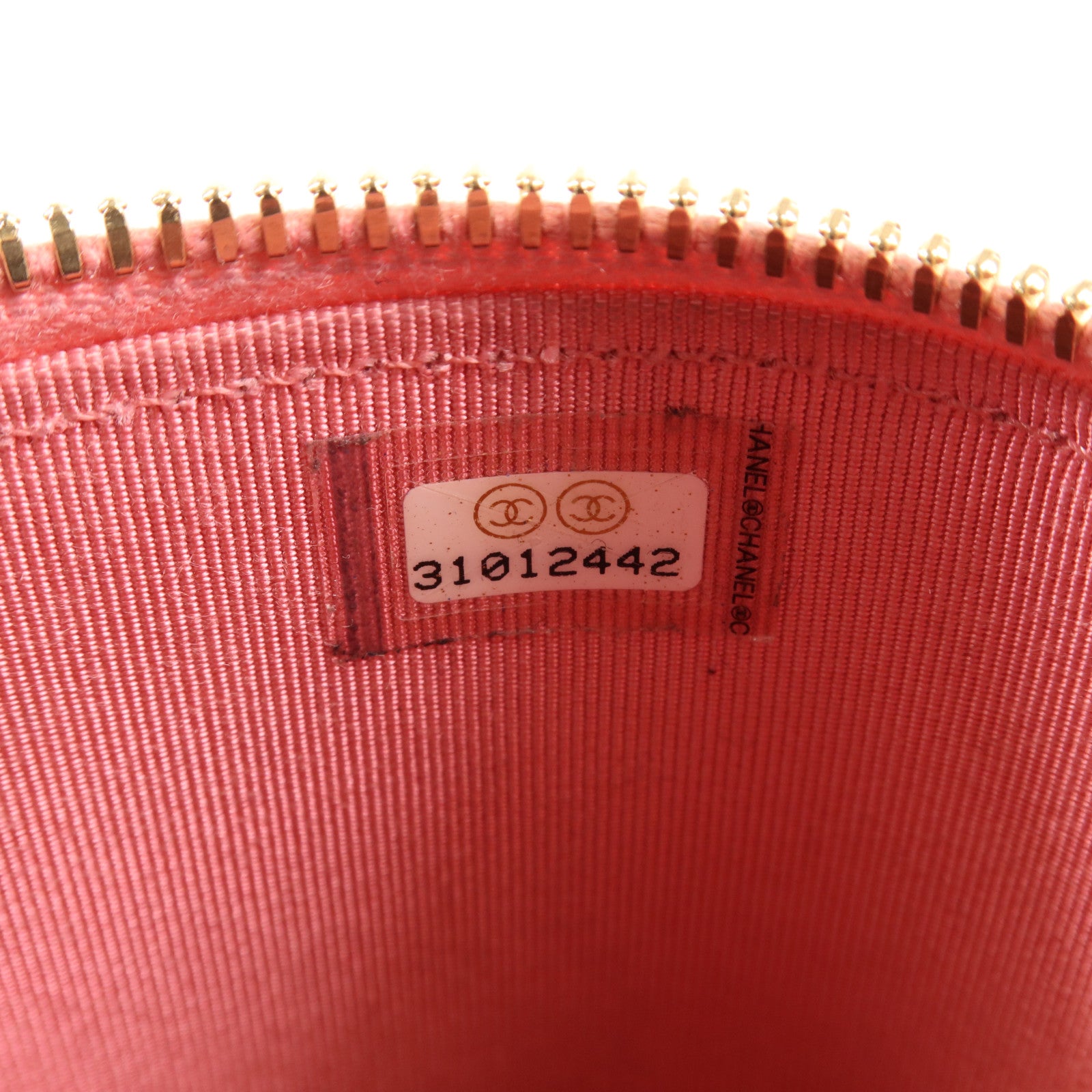 CHANEL 牛皮皮革Phone Bag金扣鏈帶肩背袋