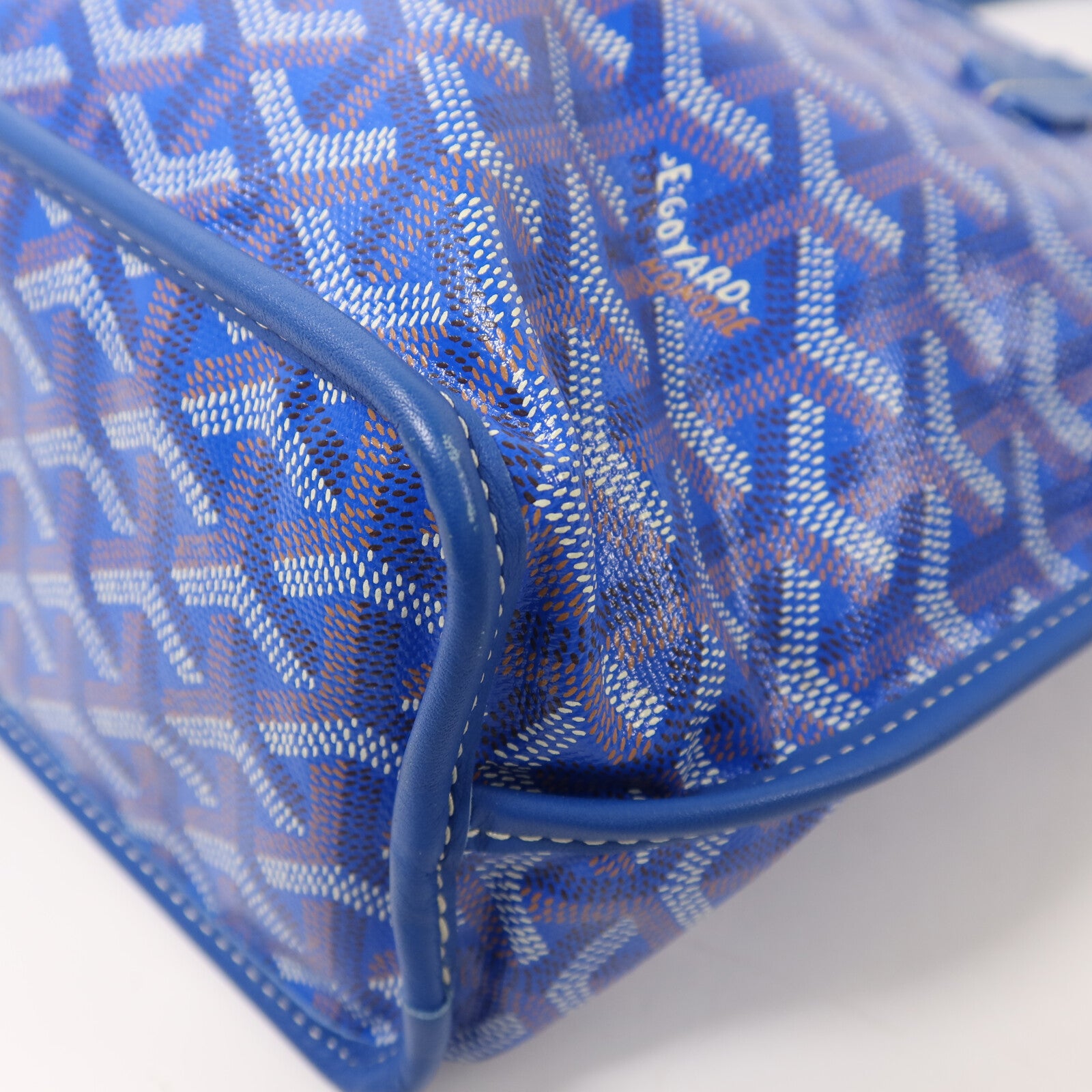GOYARD 塗層帆布Anjou Mini銀扣手挽袋