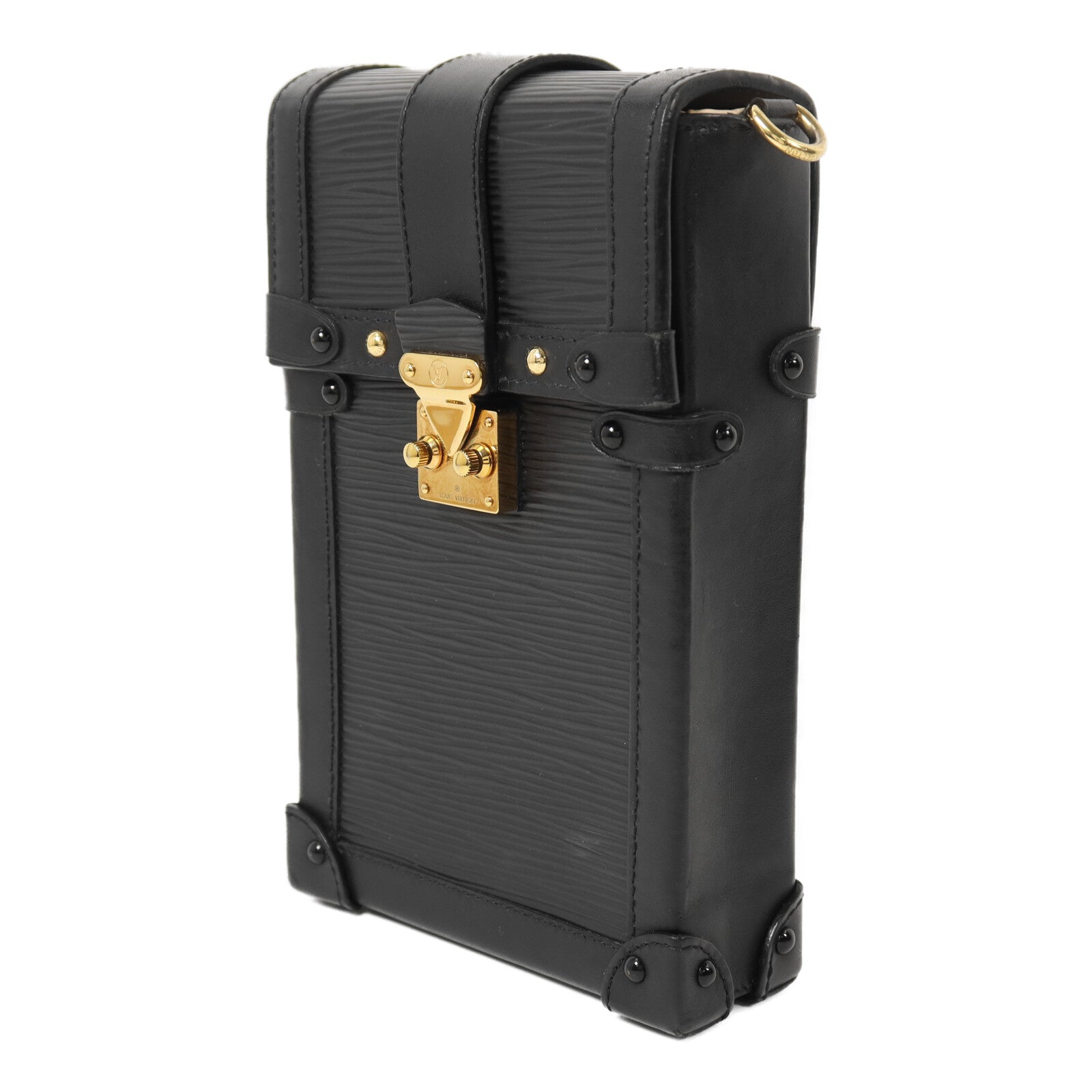 LOUIS VUITTON Epi Pochette Trunk Verticale鏈帶肩背袋