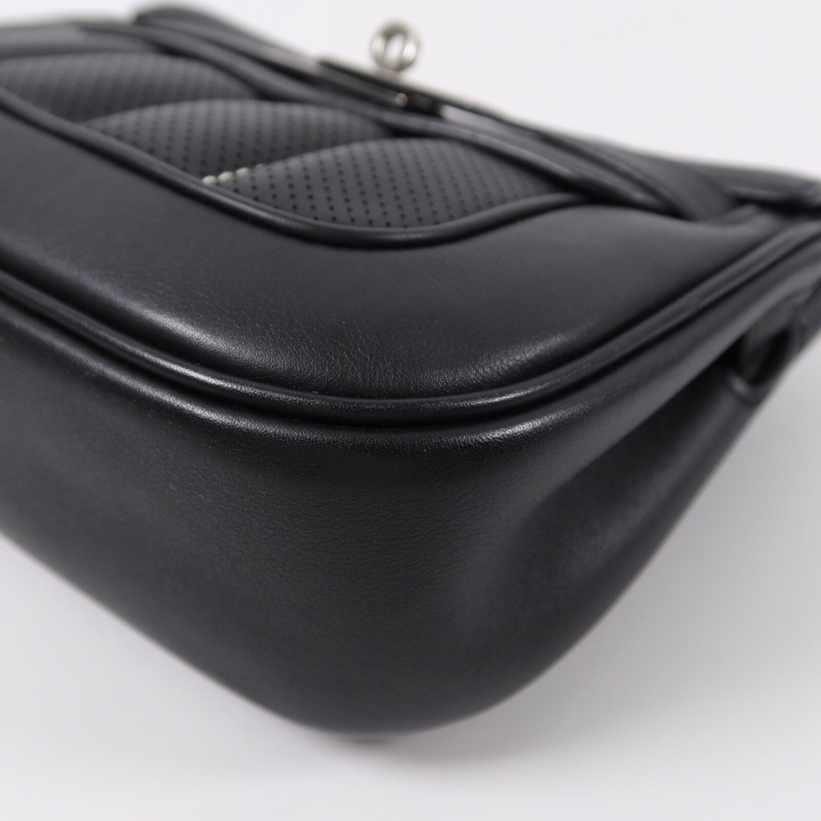 HERMES Swift皮革Berline Mini肩背袋Noir