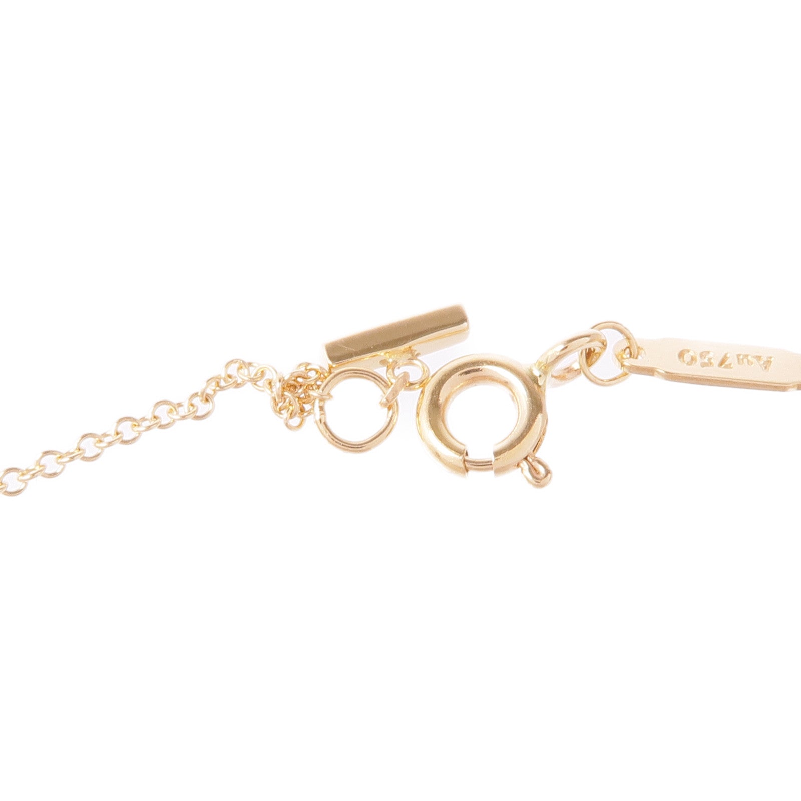 TIFFANY＆CO 18K玫瑰金T Smile Necklace項鍊