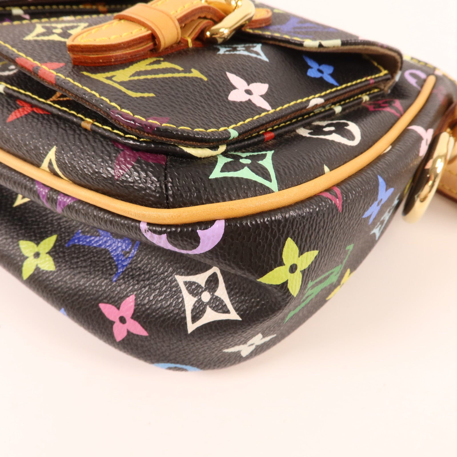 LOUIS VUITTON Monogram Multicolore Lodge PM金扣肩背袋