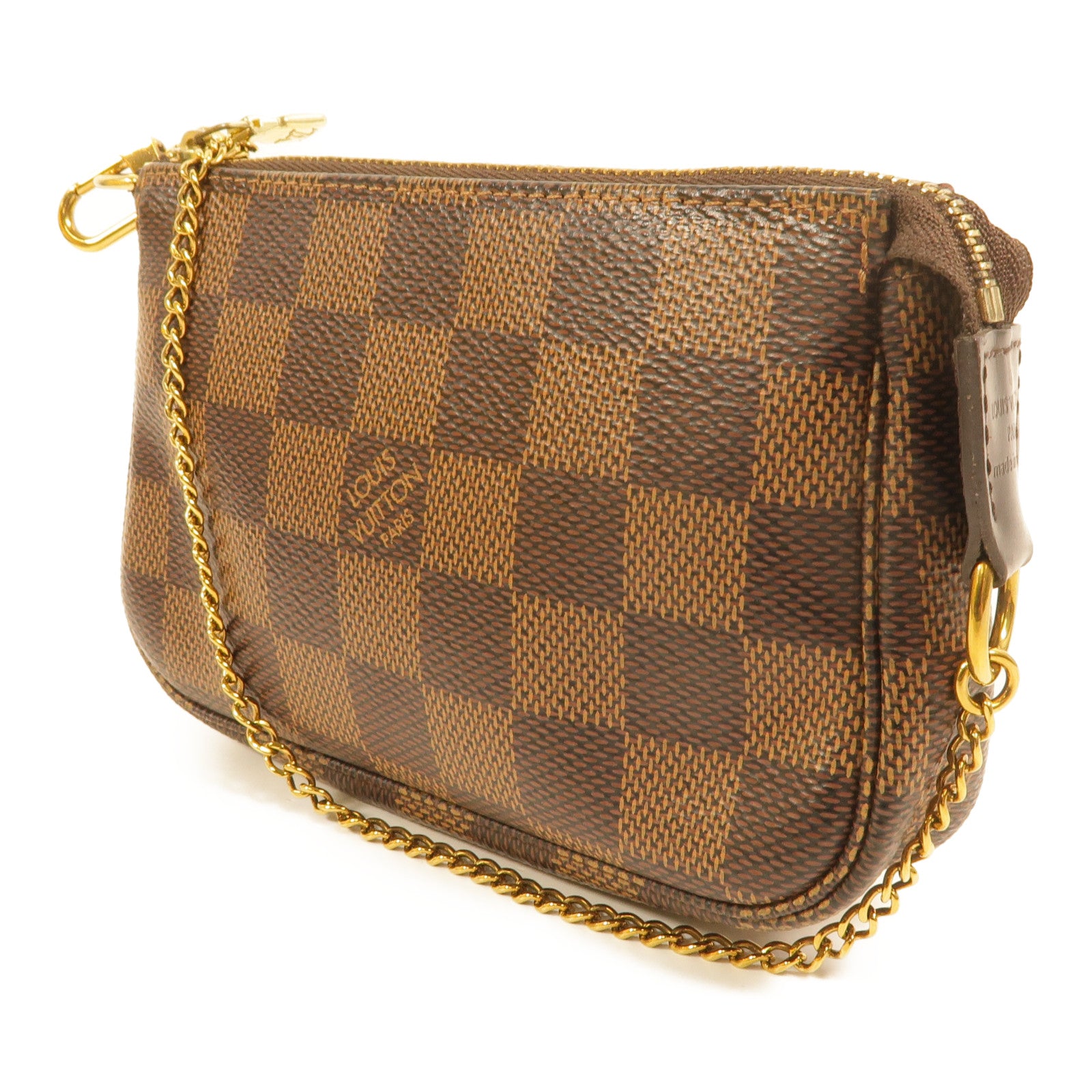 LOUIS VUITTON Damier Mini Pochette Accessoires手挽袋