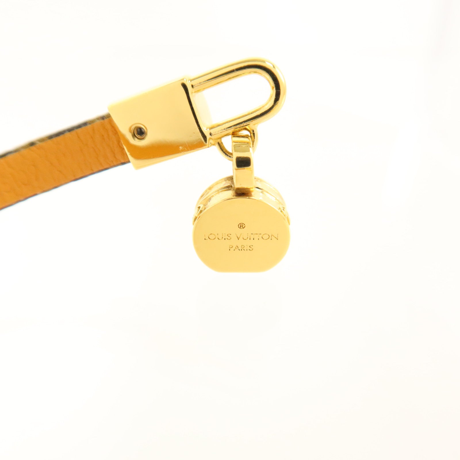 LOUIS VUITTON Monogram/金屬Tribute Bracelet金扣手鏈