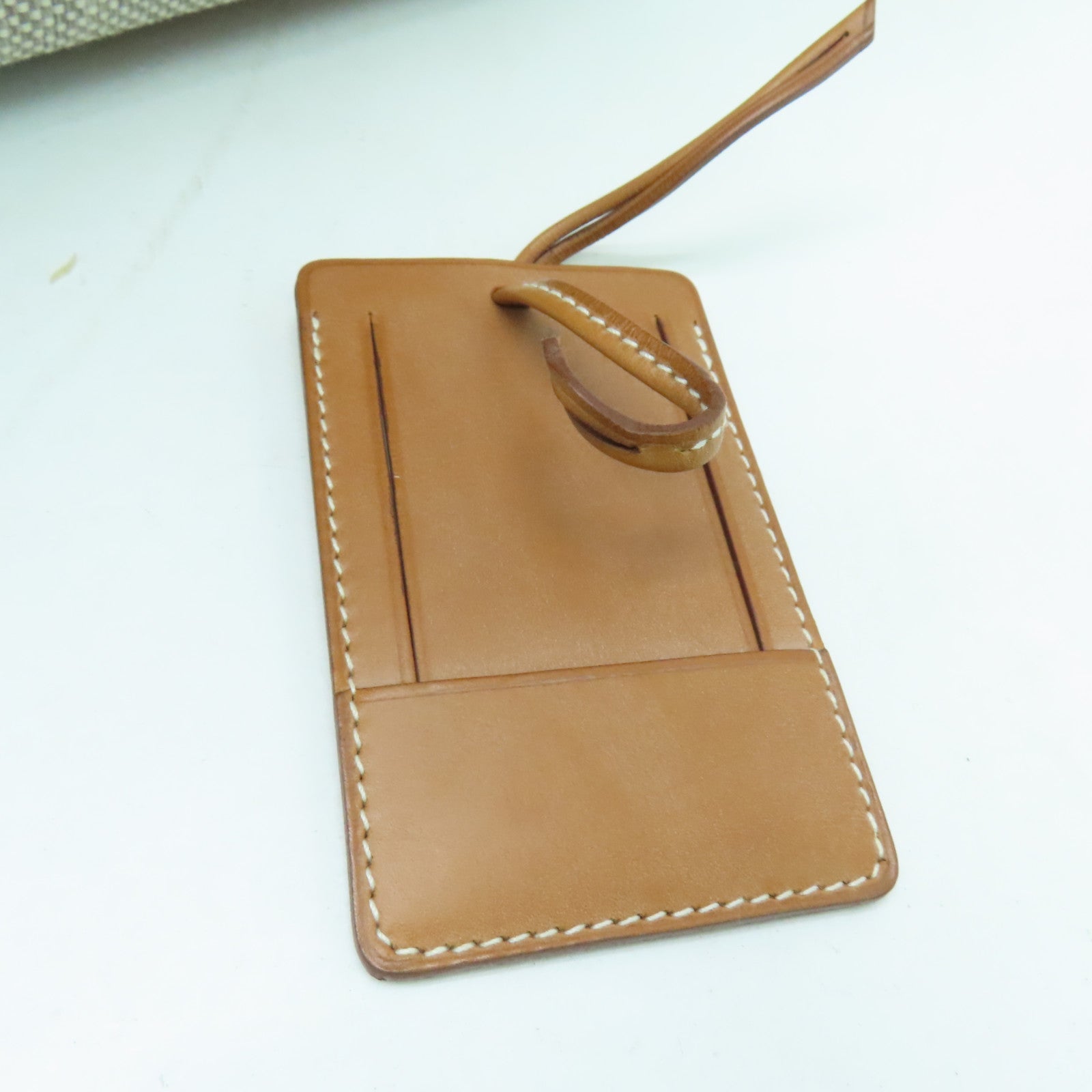 HERMES 【激減優惠】帆布Caleche Rolling Luggage銀扣行李箱米色/啡色