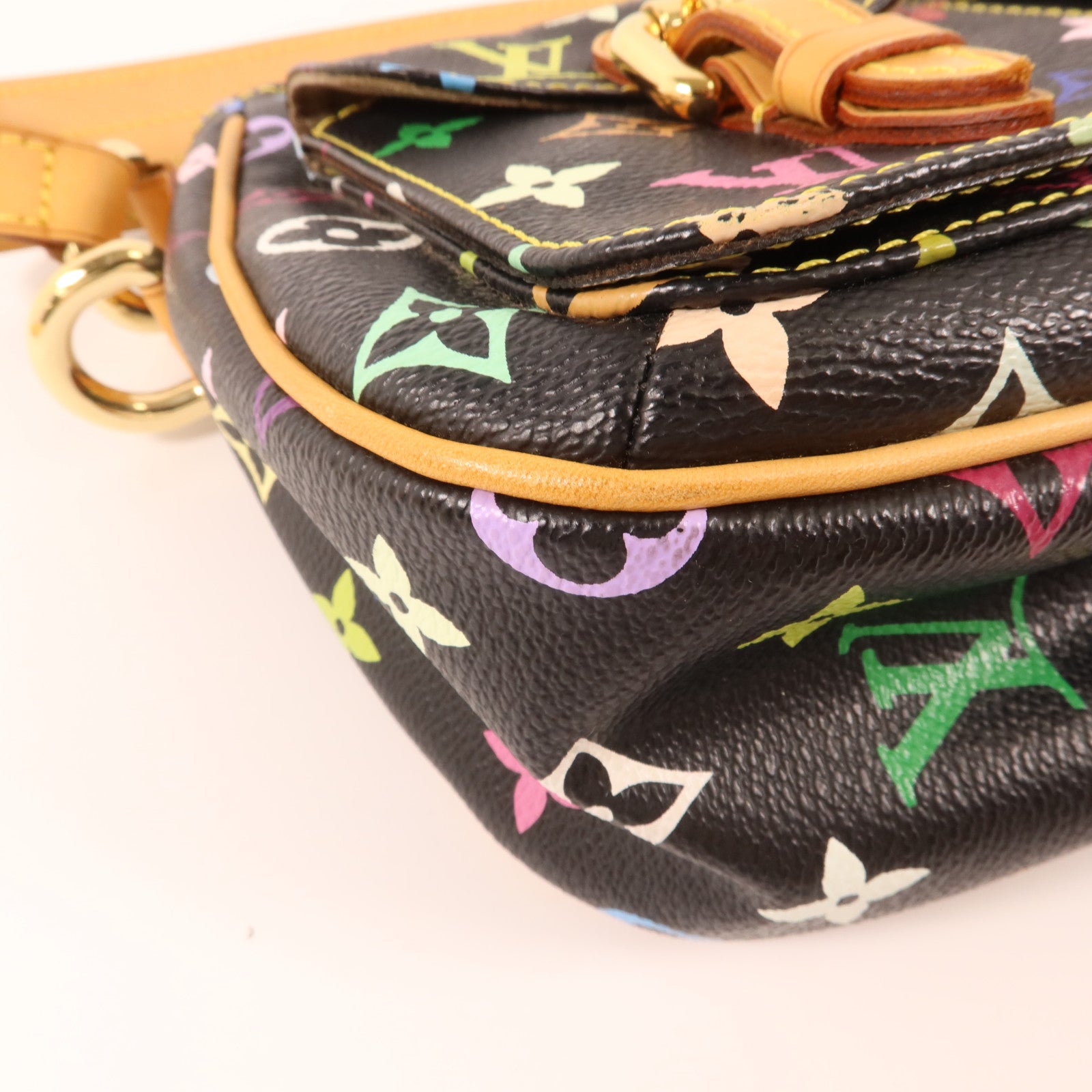 LOUIS VUITTON Monogram Multicolore Lodge PM金扣肩背袋