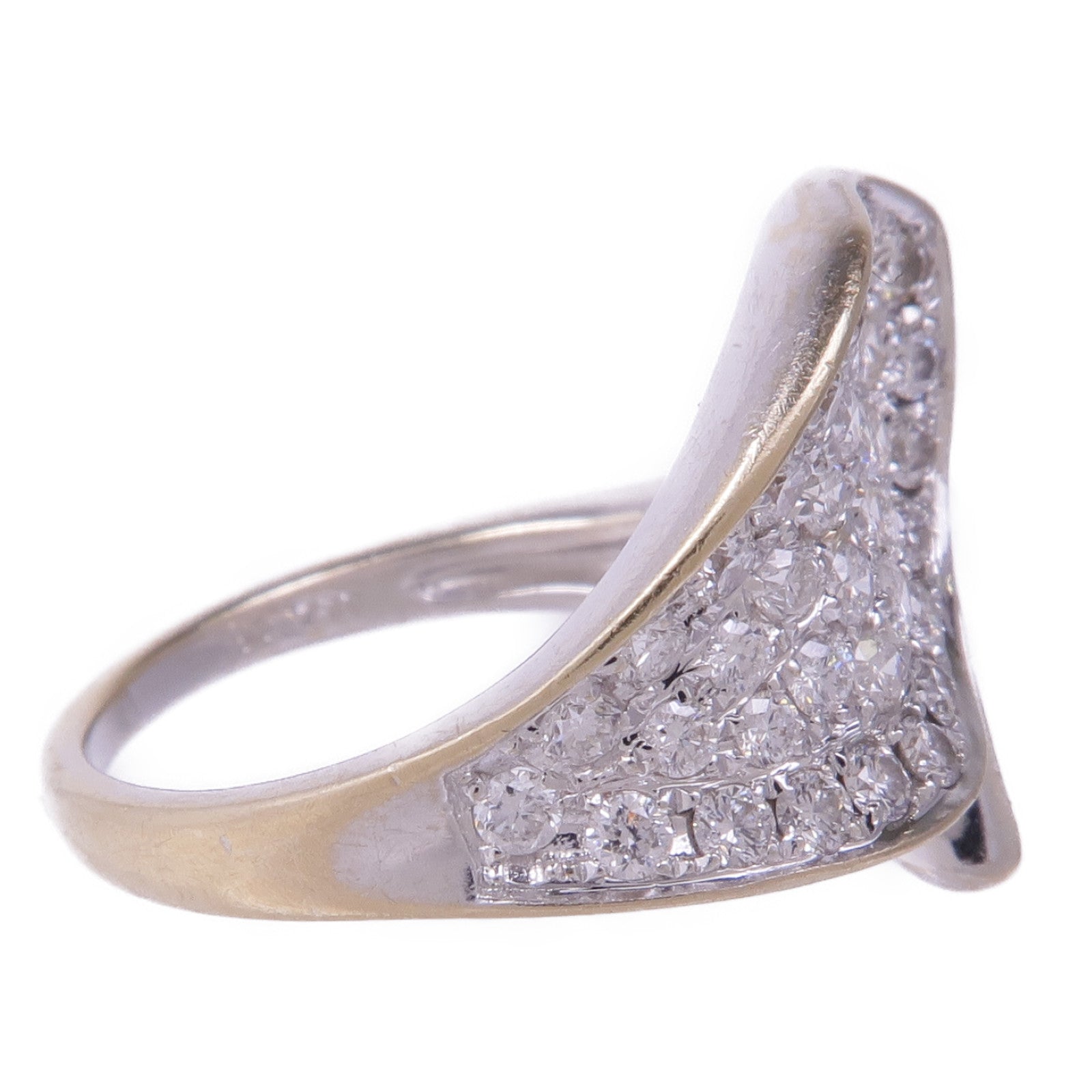 JEWELRY 【激減優惠】18K白金Diamond Ring鑽石戒指US#7.25