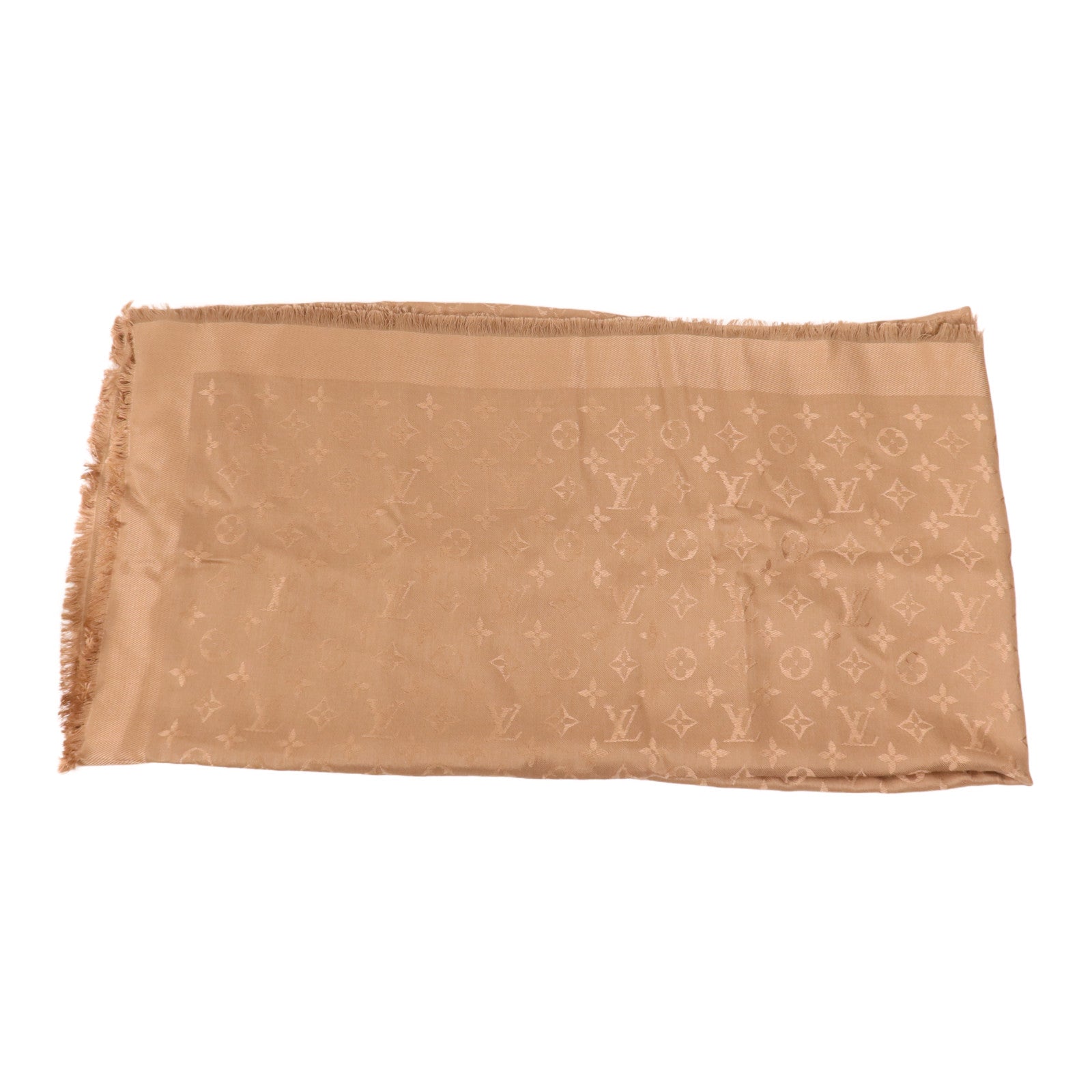 LOUIS VUITTON 絲質/羊毛Scraf圍巾