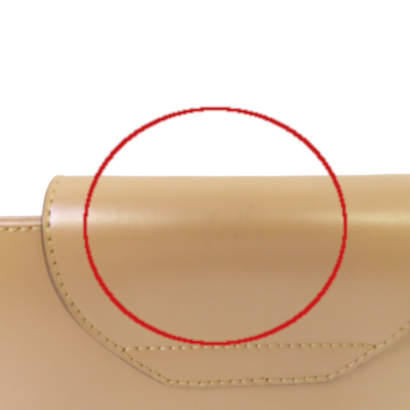 BALLY 牛皮皮革Handbag手挽袋杏色