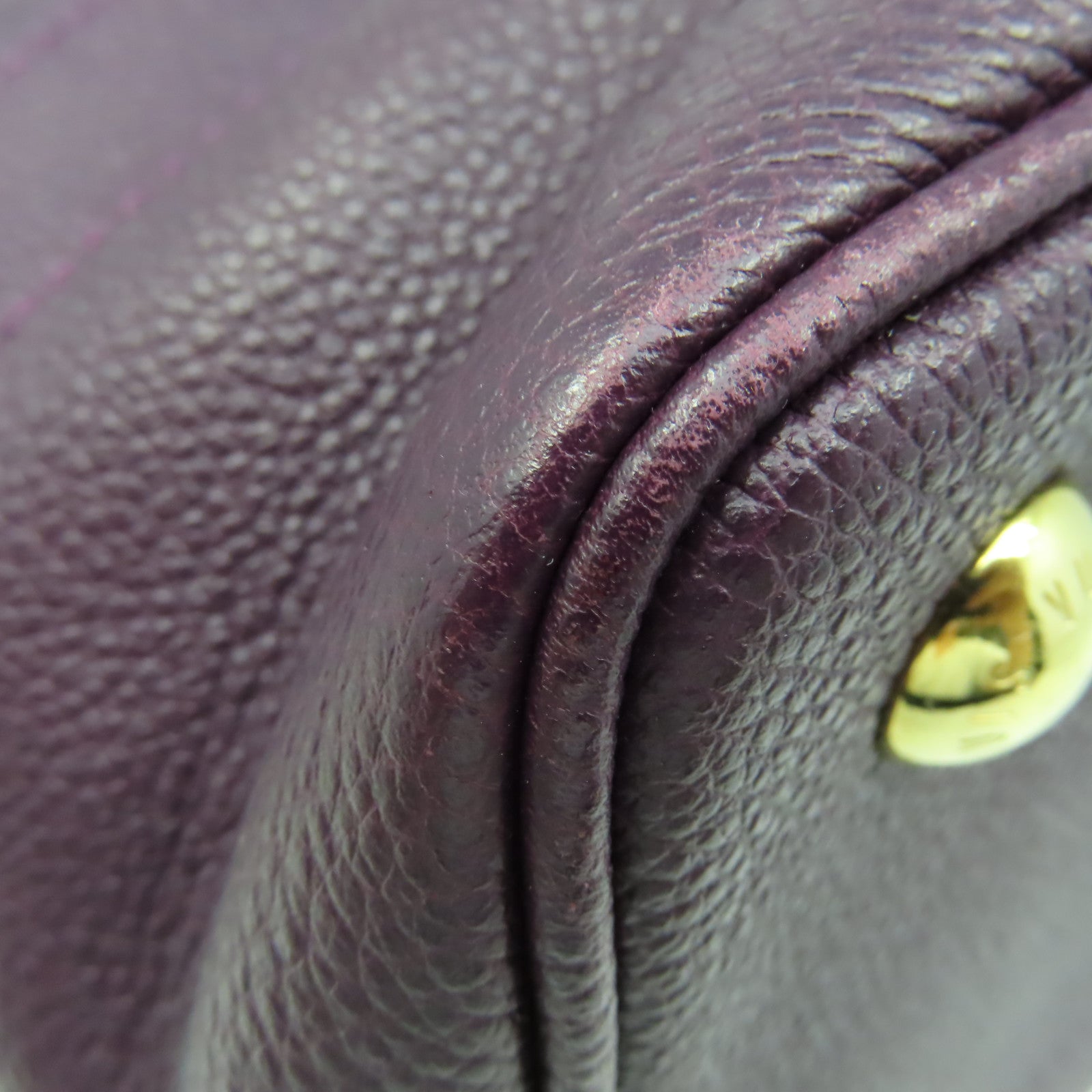 LOUIS VUITTON 【激減優惠】Monogram Empreinte Citadine PM Shoulder Bag金扣肩背袋紫色