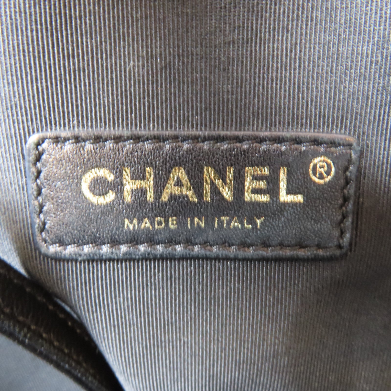 CHANEL 菱格牛皮皮革31 Bag金扣手挽肩背兩用袋黑色