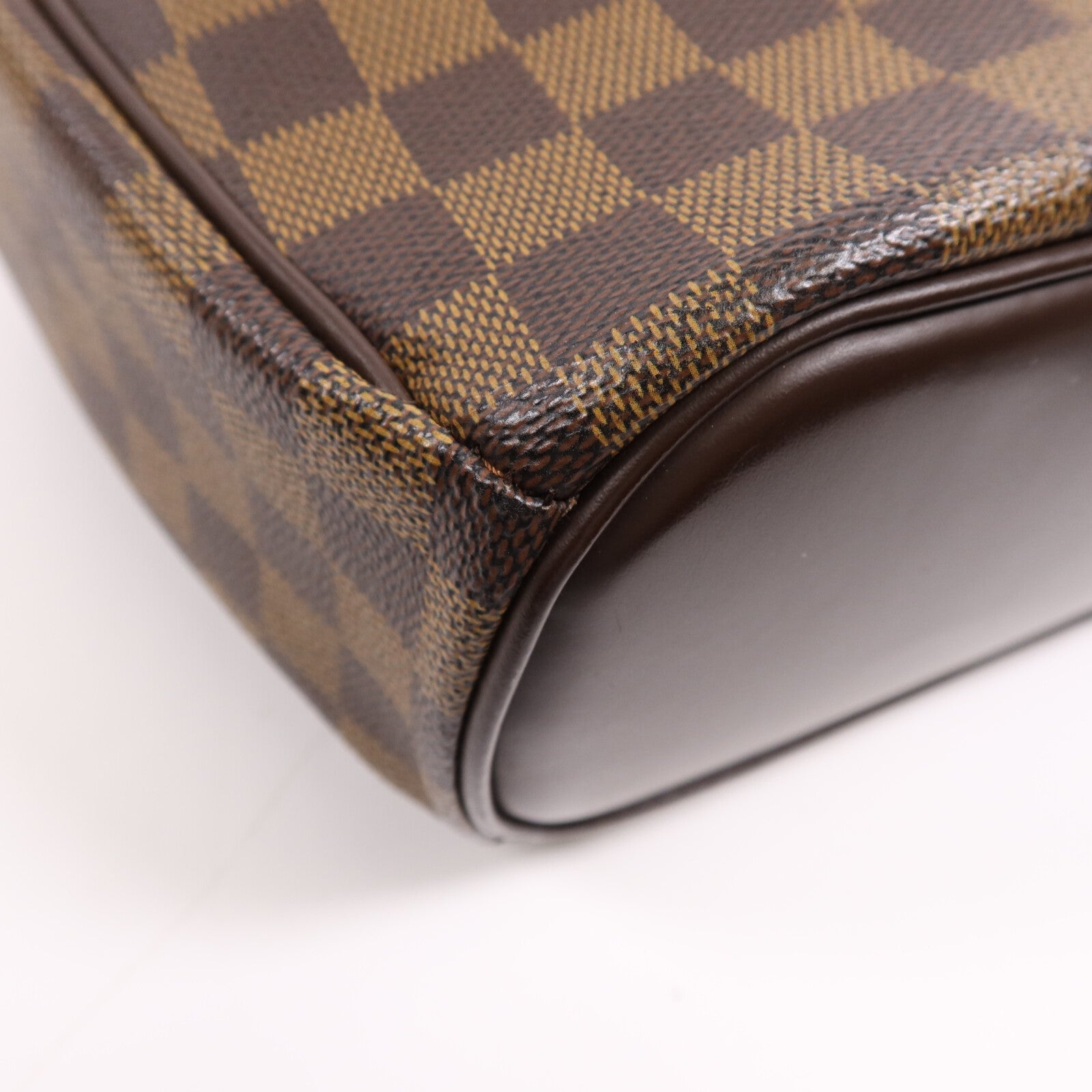LOUIS VUITTON Damier Ebene Sarria Horizontal金扣手挽袋