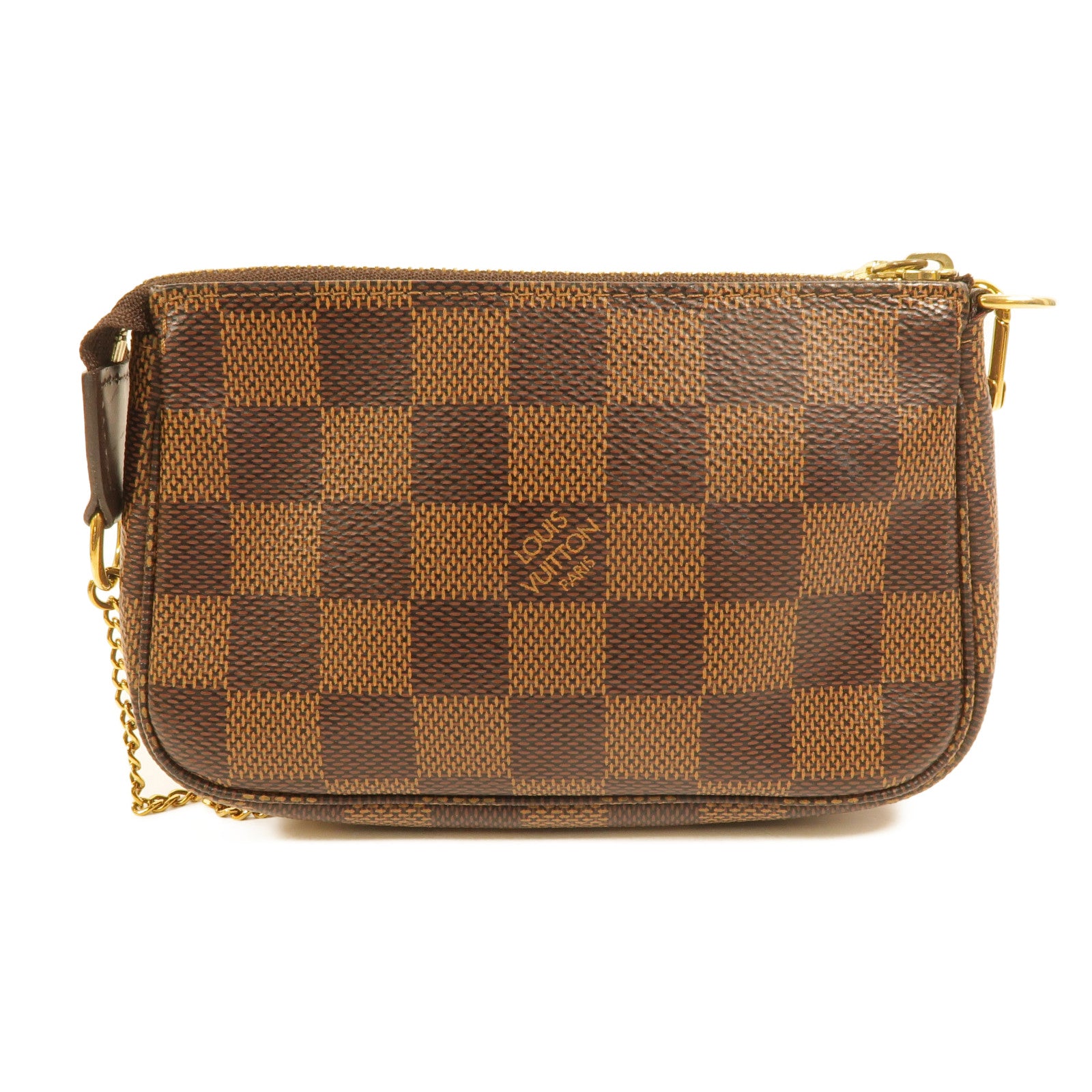 LOUIS VUITTON Damier Mini Pochette Accessoires手挽袋