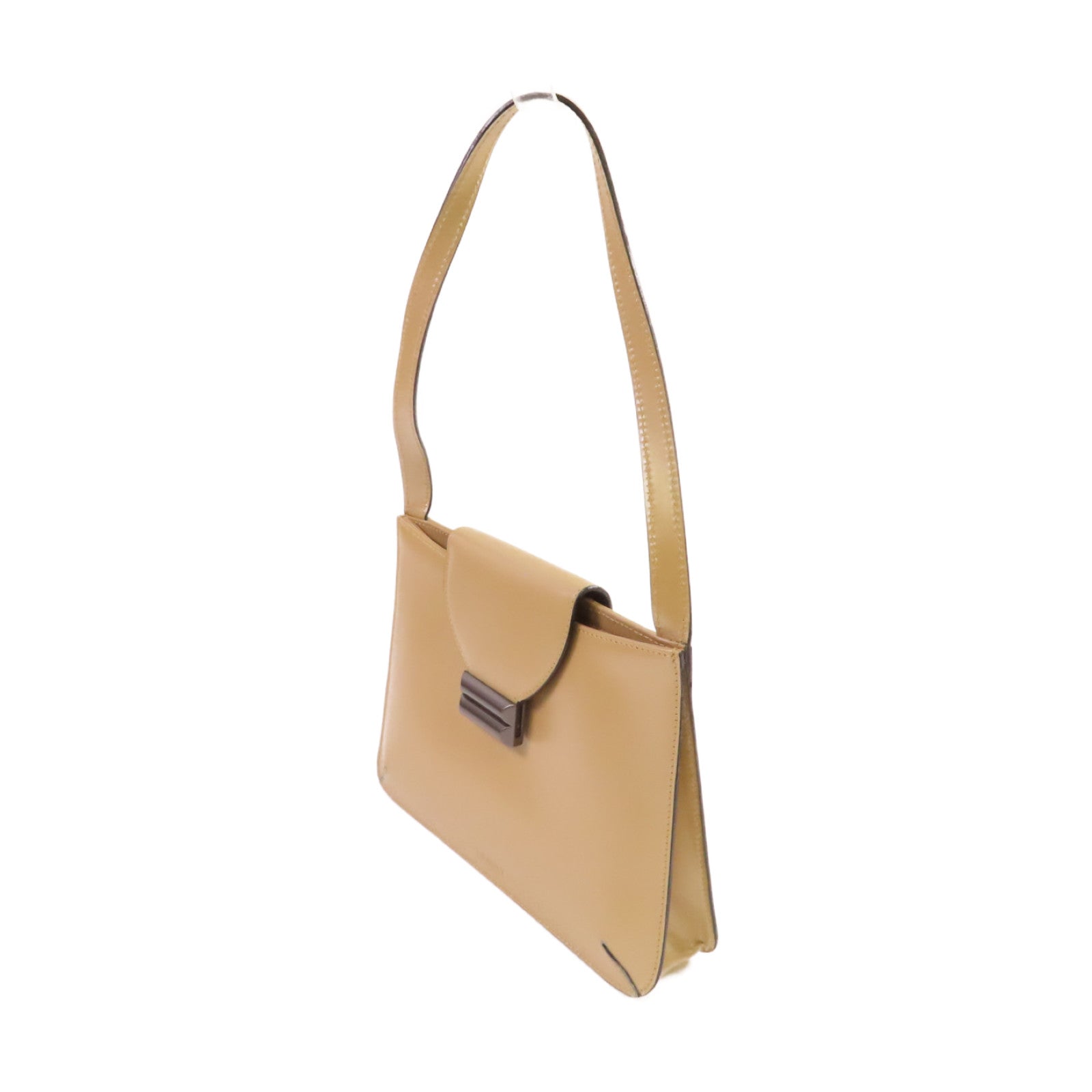 BALLY 牛皮皮革Handbag手挽袋杏色