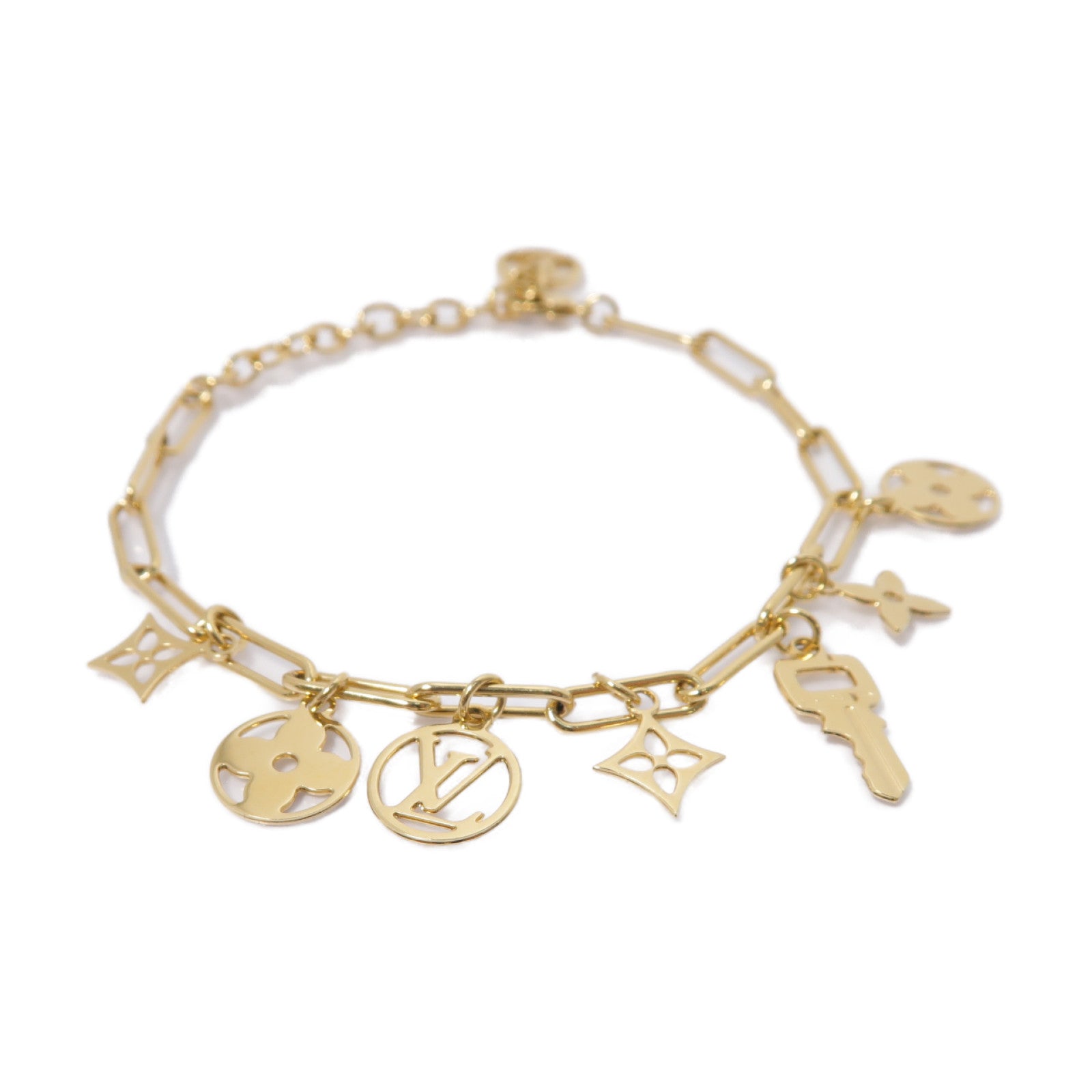 LOUIS VUITTON 金屬Bracelet手鏈金色