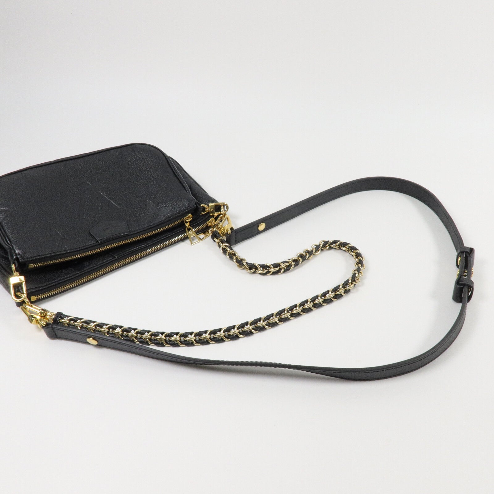 LOUIS VUITTON Monogram Empreinte Multi Pochette Accessoires手挽肩背兩用袋
