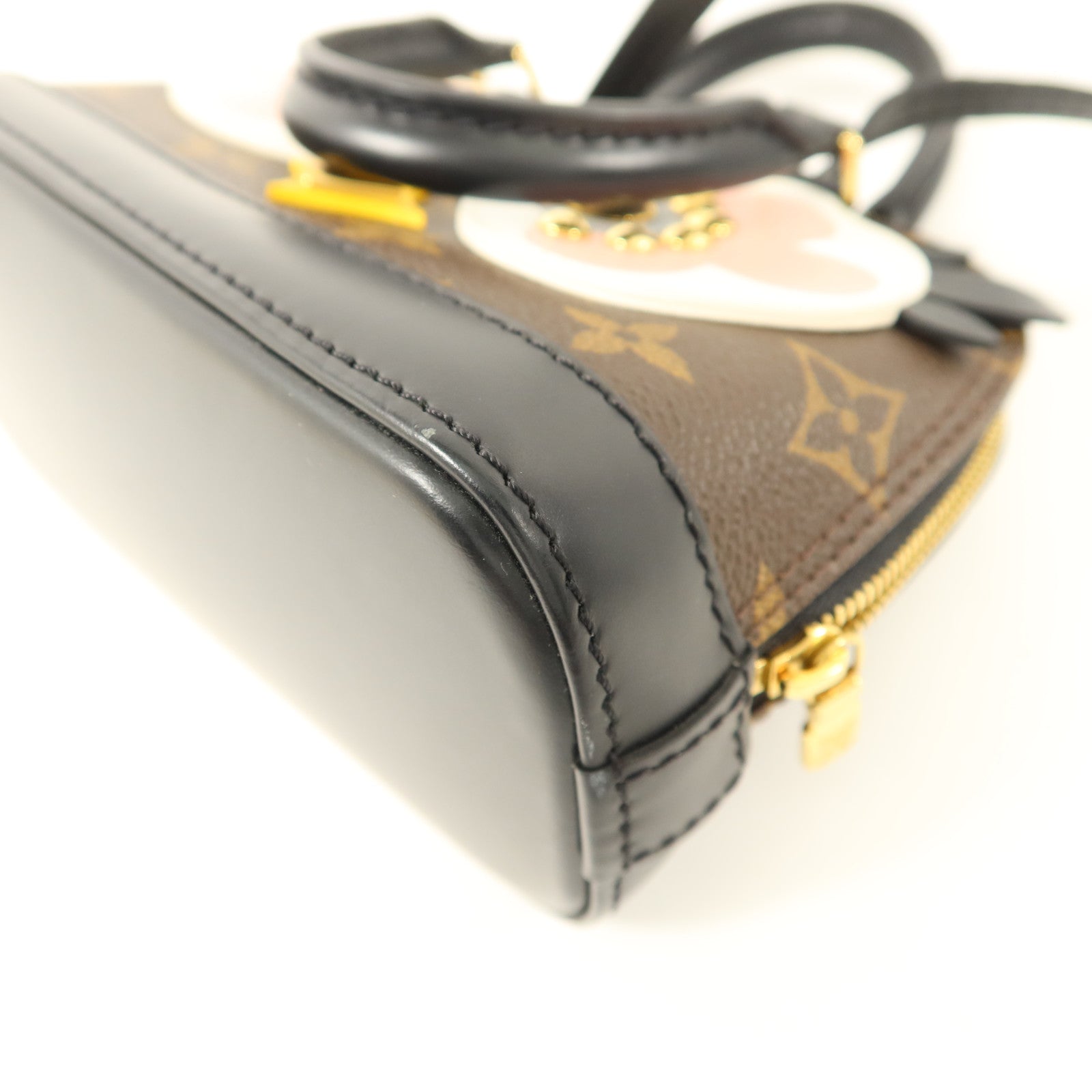LOUIS VUITTON Monogram Alma Lovely Birds金扣手挽肩背兩用袋