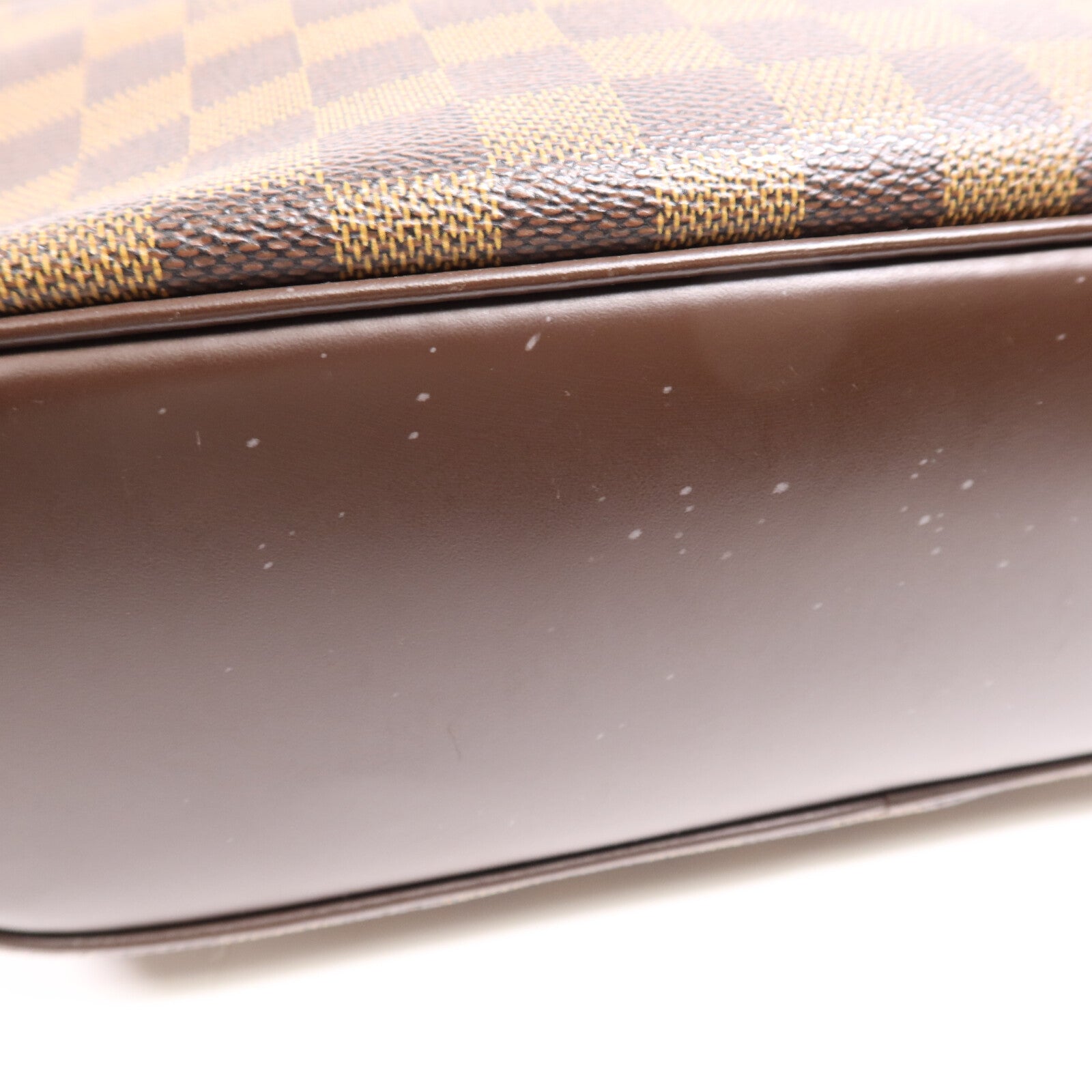 LOUIS VUITTON Damier Ebene Sarria Horizontal金扣手挽袋