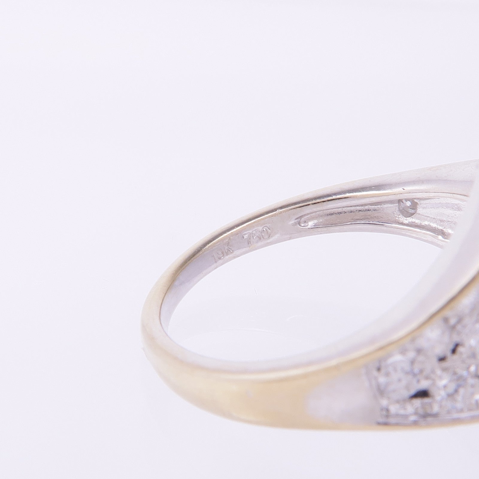 JEWELRY 【激減優惠】18K白金Diamond Ring鑽石戒指US#7.25