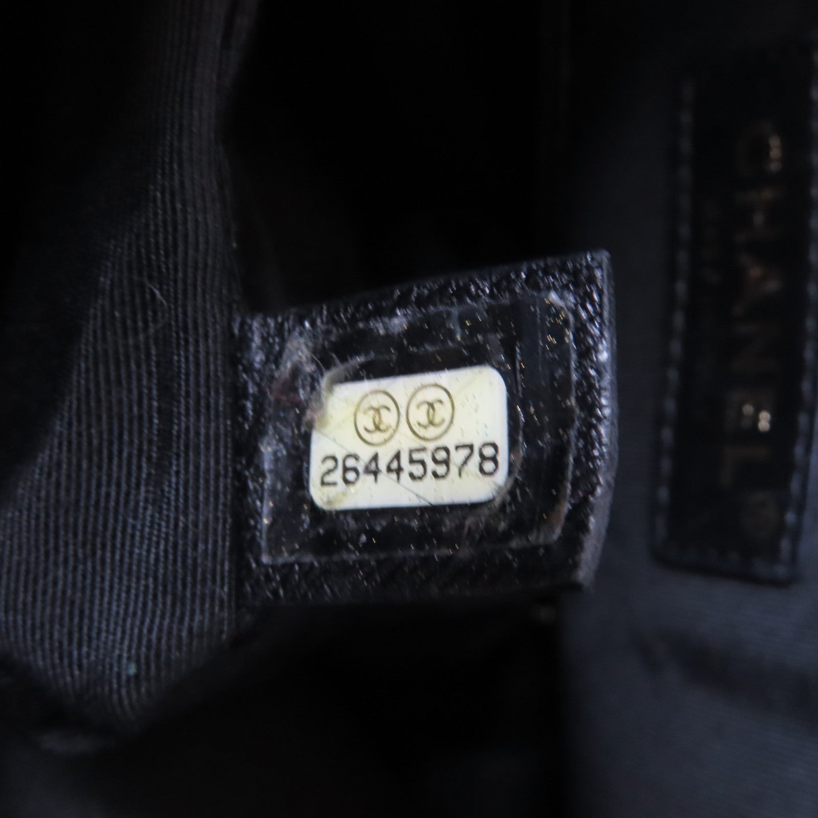 CHANEL 菱格牛皮皮革31 Bag金扣手挽肩背兩用袋黑色