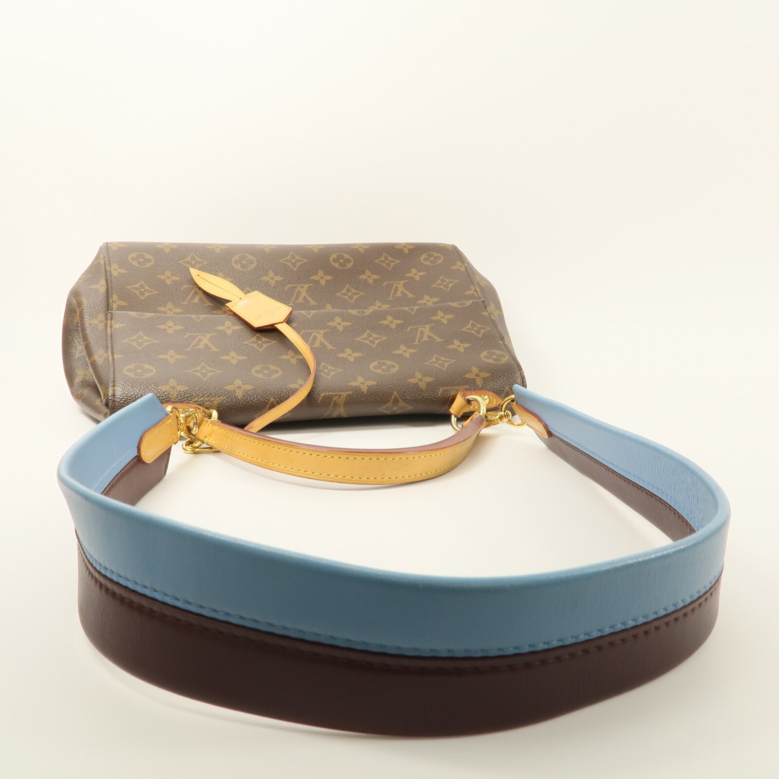LOUIS VUITTON Monogram Cluny MM手挽肩背兩用袋