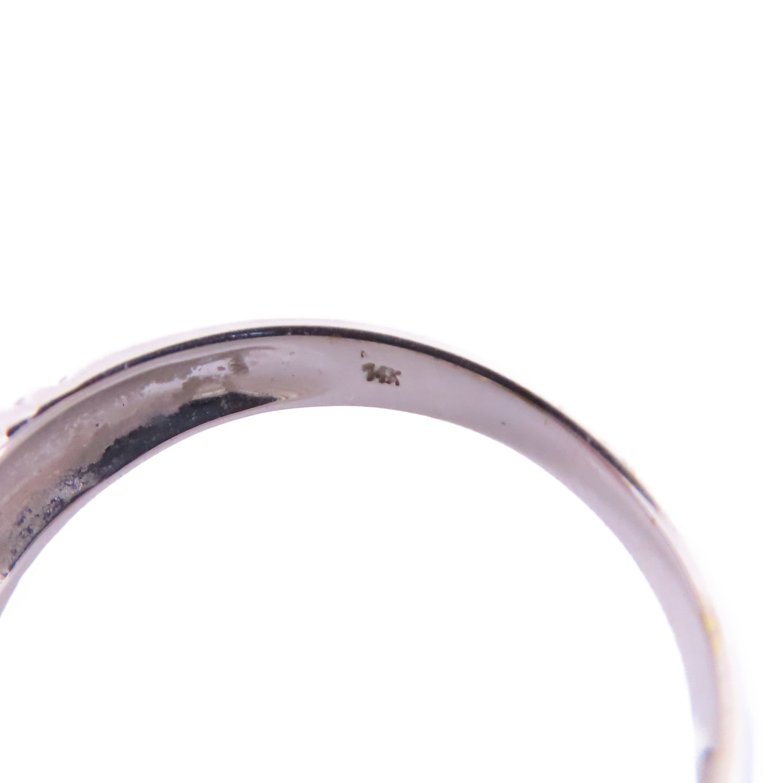 JEWELRY 14K白金/藍寶石Sapphira Ring戒指US#5.75