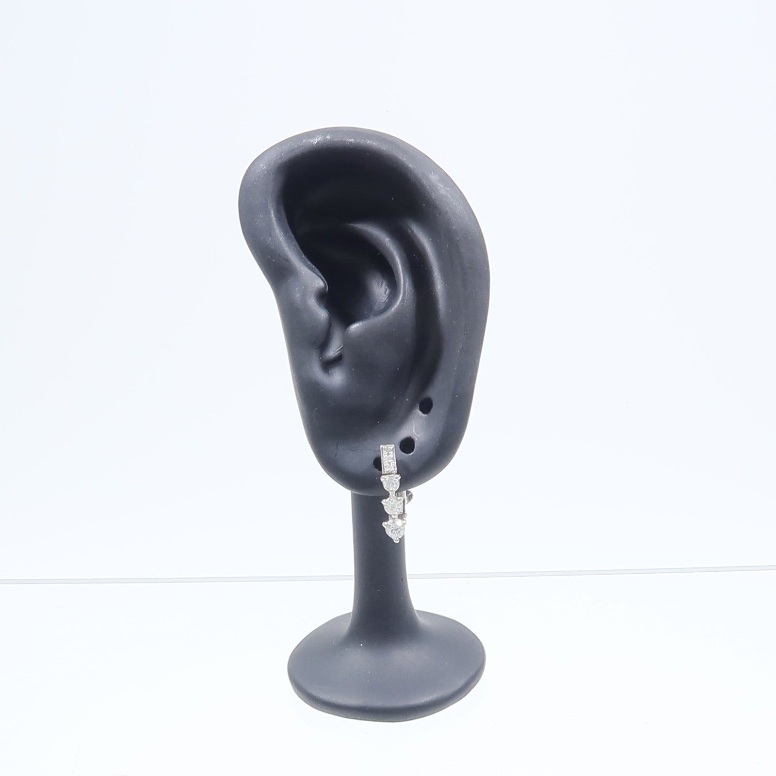 JEWELRY 18K/14K白金Diamond Earrings鑽石耳環