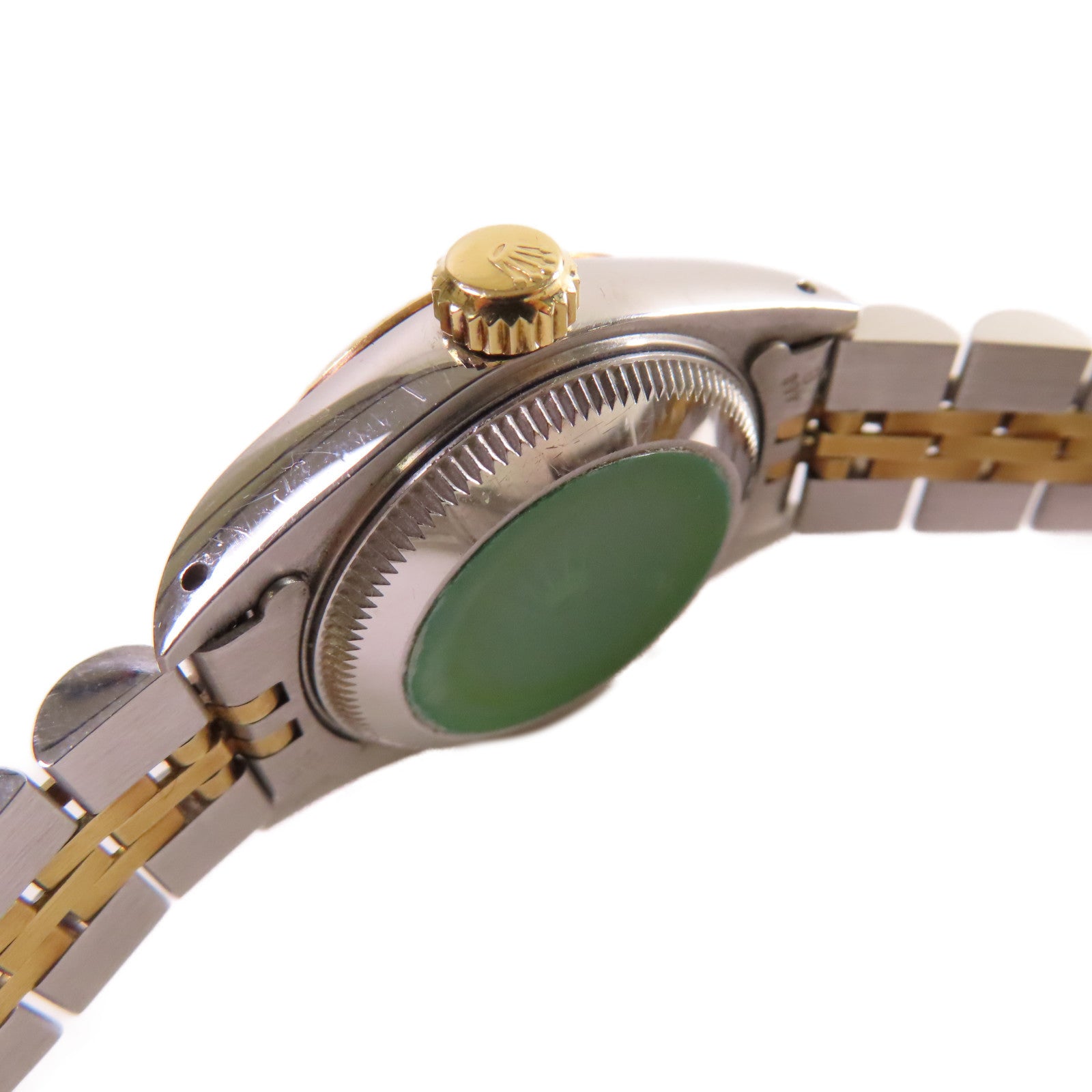 ROLEX 【激減優惠】Datejust 26mm Watch鑽石/18K黃金/不鏽鋼自動機芯手錶金色