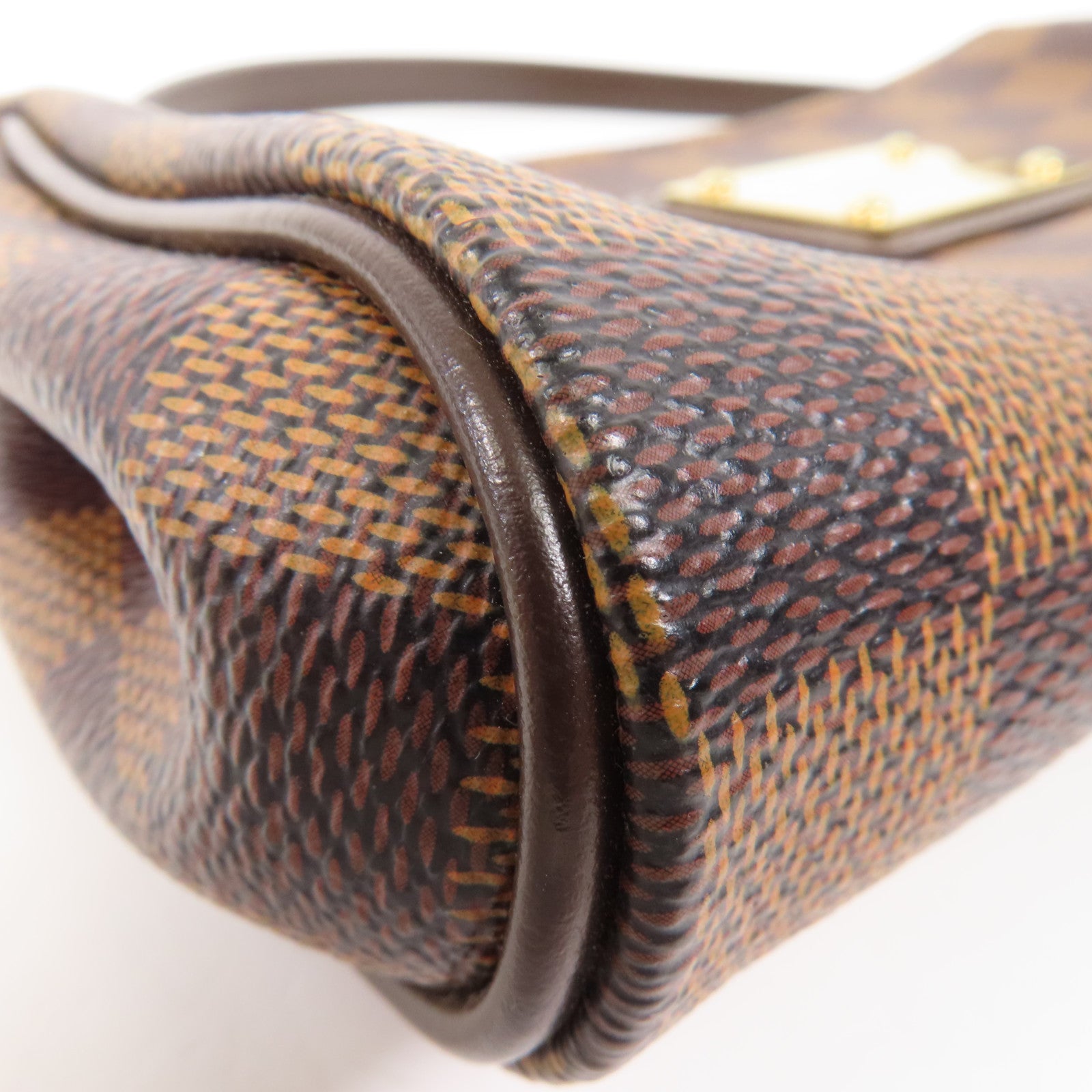 LOUIS VUITTON Damier Eva金扣手挽肩背兩用袋