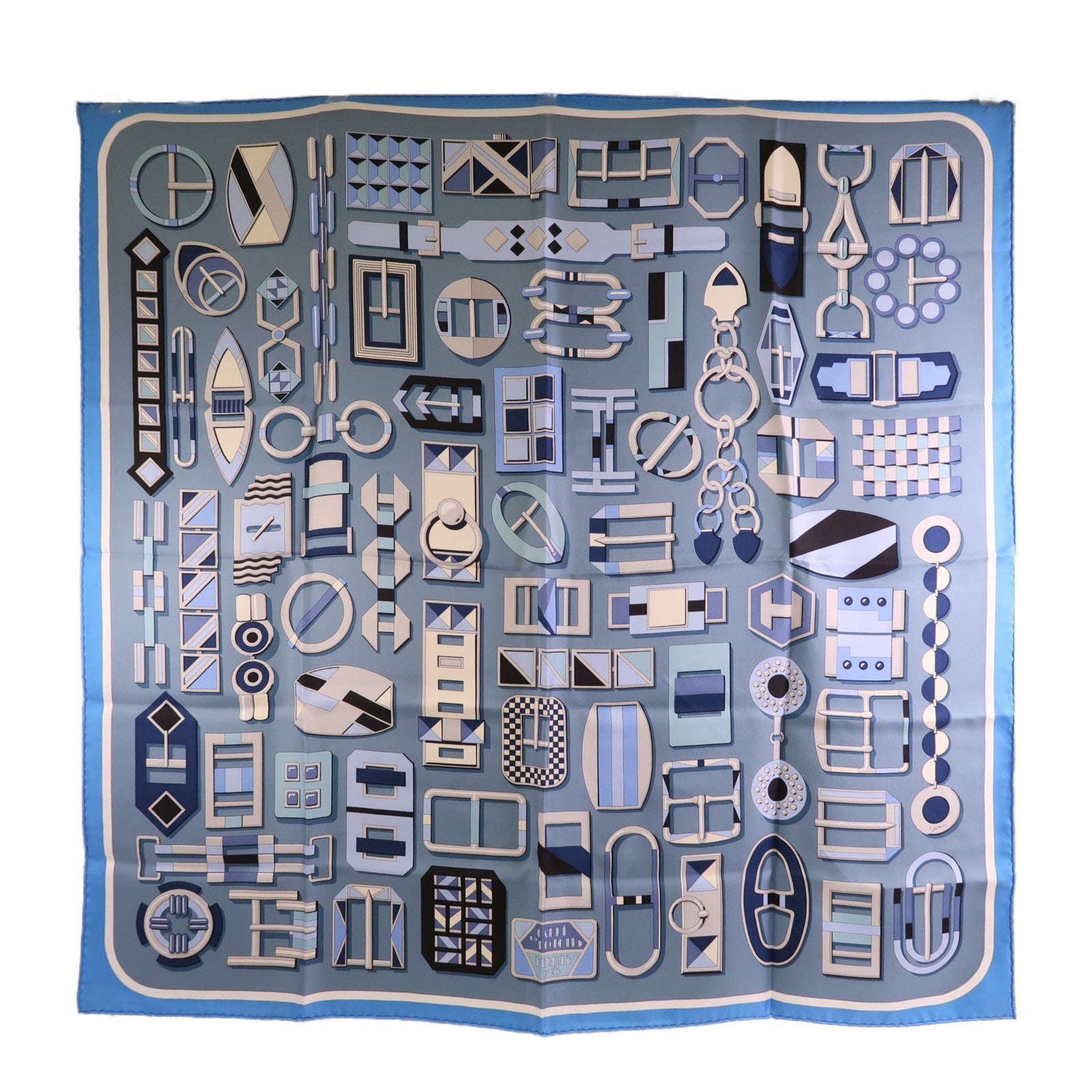 HERMES 絲質Scarf 90X90絲巾