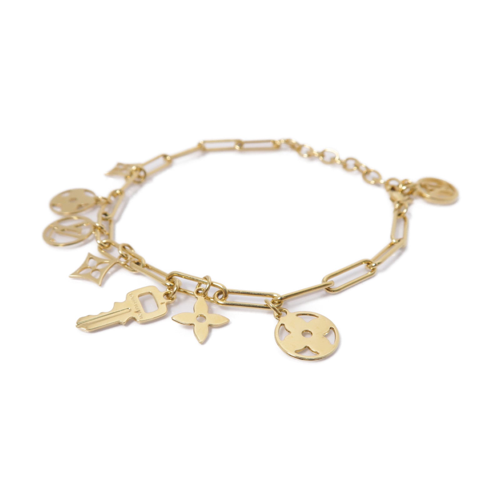 LOUIS VUITTON 金屬Bracelet手鏈金色