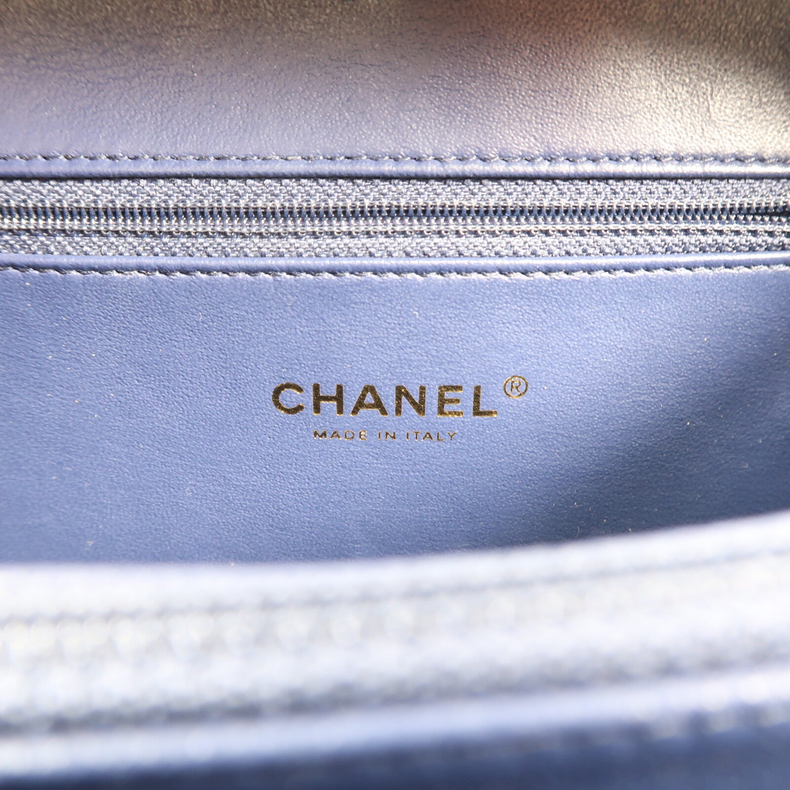 CHANEL 斜紋軟呢Vanity Case金扣鏈帶肩背袋