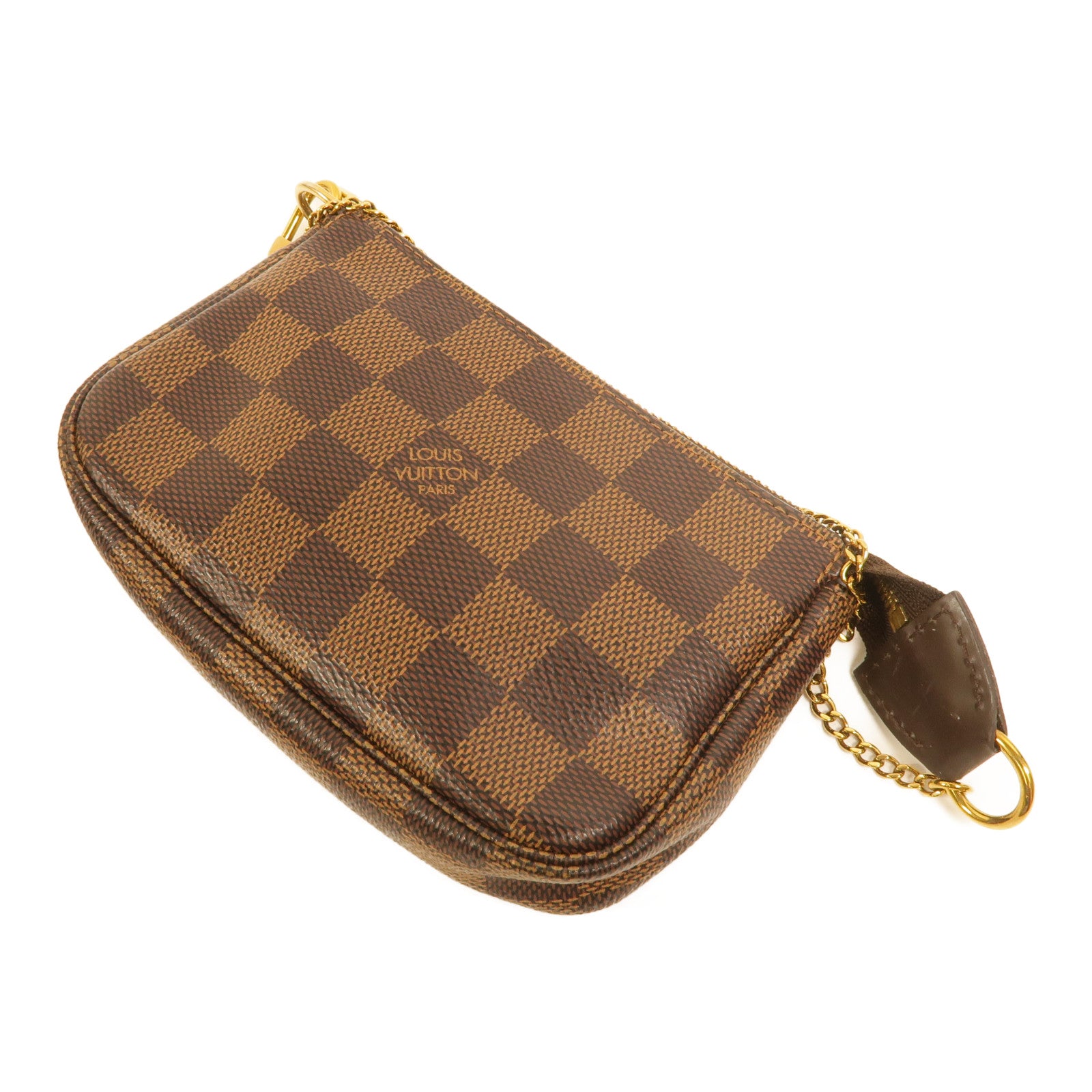 LOUIS VUITTON Damier Mini Pochette Accessoires手挽袋