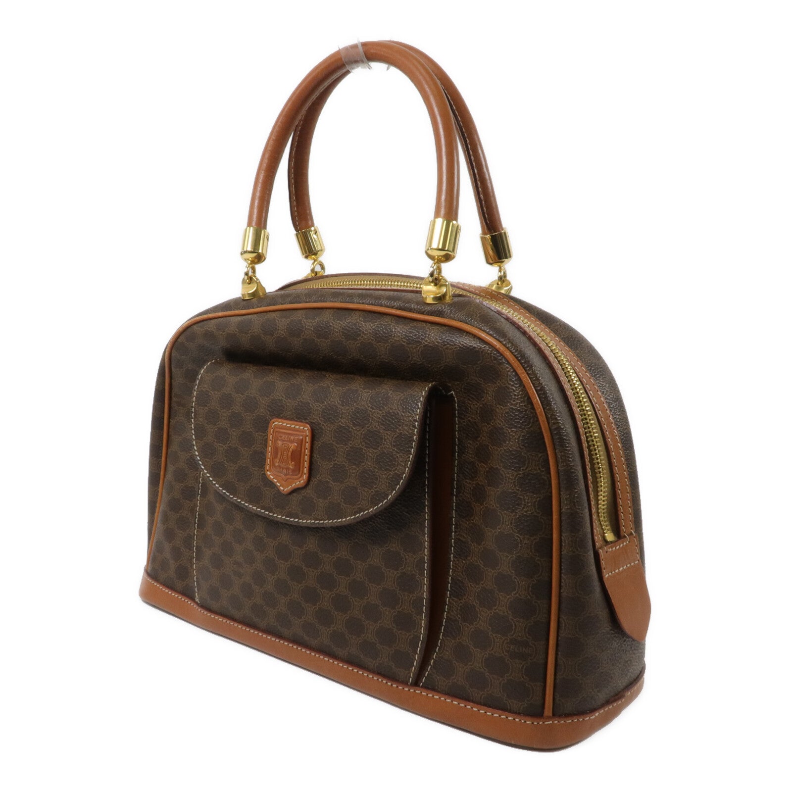 CELINE 塗層帆布Macadam Vintage Hand Bag手挽袋
